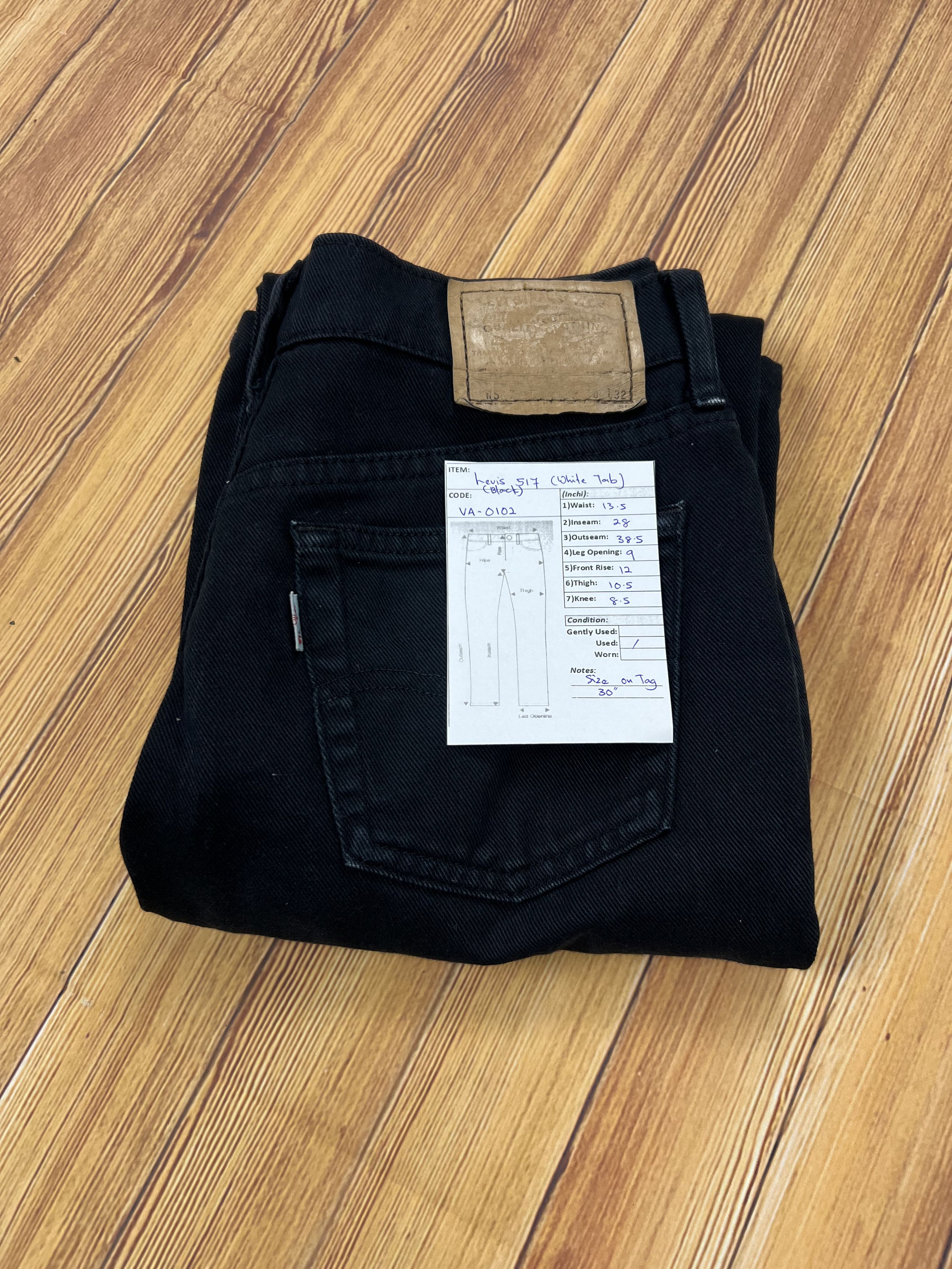 Levi's × Vintage Distressed Levi's 517 bootcut Jeans Size US 27 - 14 Thumbnail