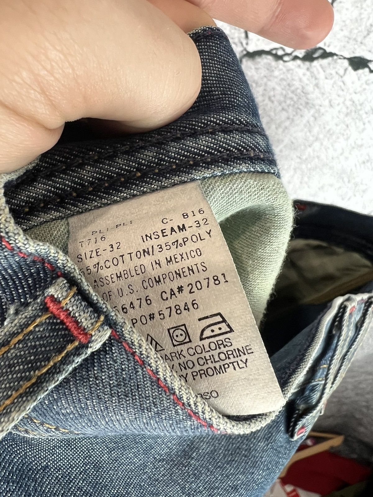 Tommy Hilfiger Vintage Tommy Jeans baggy Cargo denim pants Size US 34 / EU 50 - 6 Thumbnail