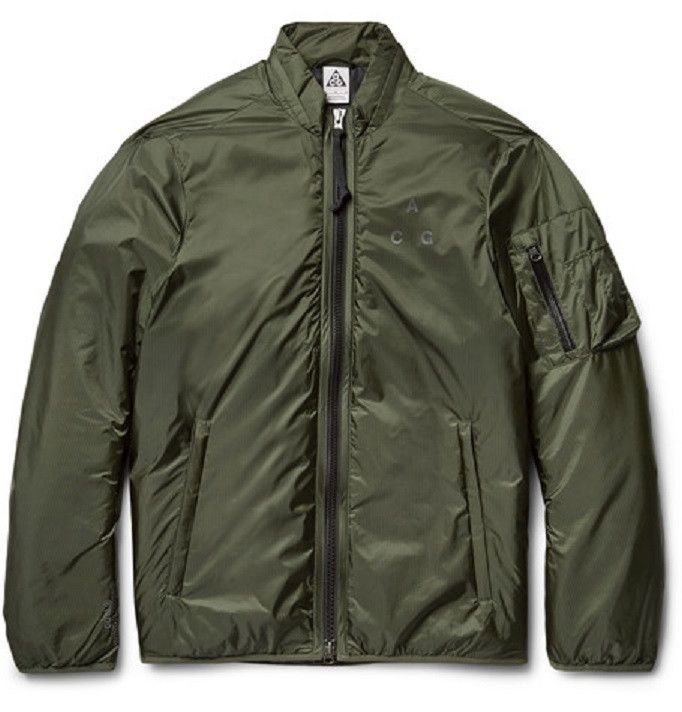 image of Nike Acg Goretex Metamorphosis Bomber Olive 829564 XL in Olive Green, Men's