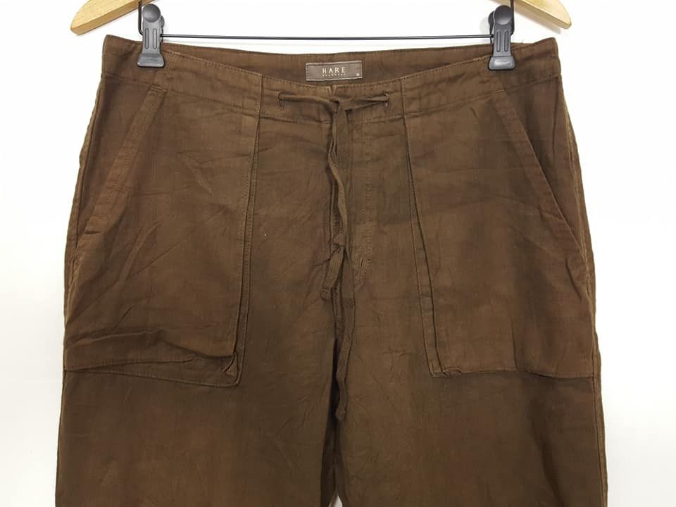 HARE × Japanese Brand HARE Drawstring Adjustable Waist/Hem Fatigue Pant Size US 32 / EU 48 - 3 Thumbnail