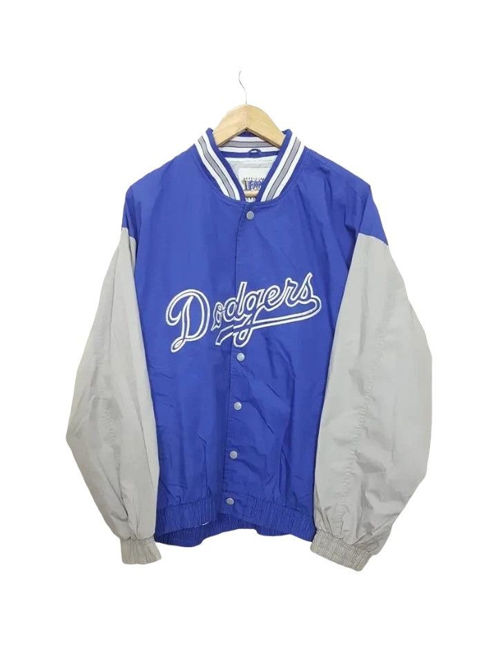 MLB LOS ANGELES DODGERS Official Fan Sportswear Snap Jacket Size US L / EU 52-54 / 3 - 1 Thumbnail