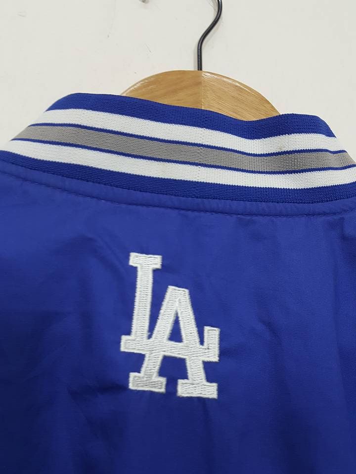 MLB LOS ANGELES DODGERS Official Fan Sportswear Snap Jacket Size US L / EU 52-54 / 3 - 5 Thumbnail