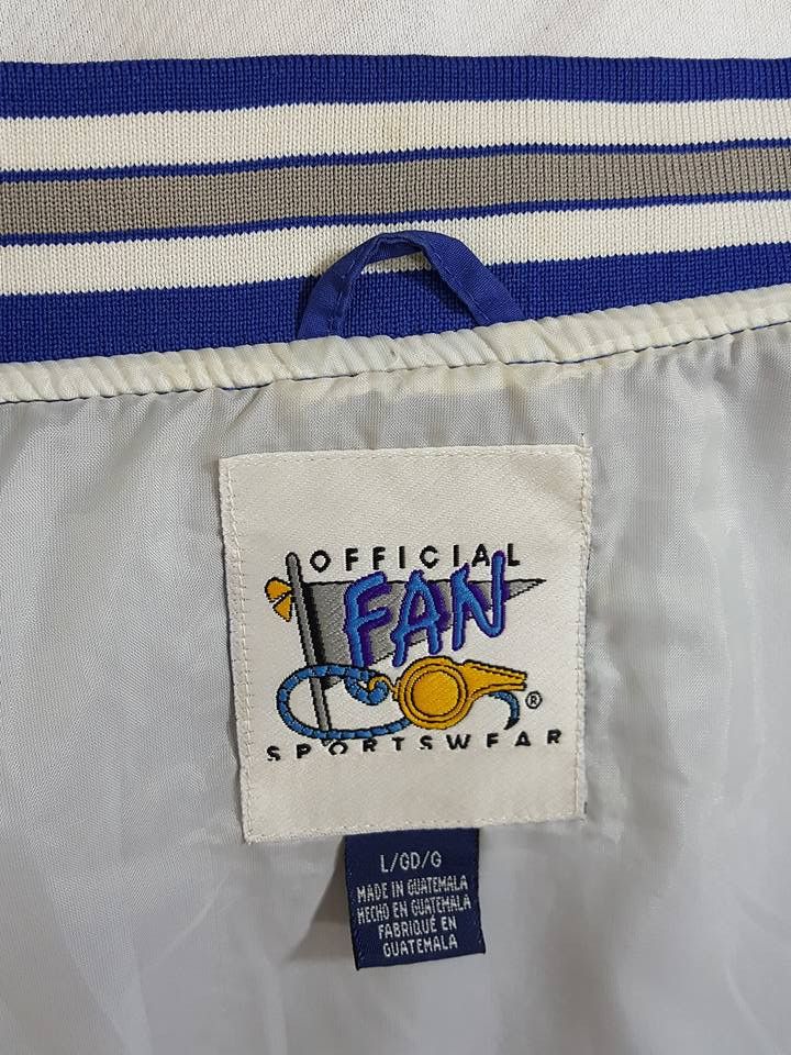 MLB LOS ANGELES DODGERS Official Fan Sportswear Snap Jacket Size US L / EU 52-54 / 3 - 8 Thumbnail