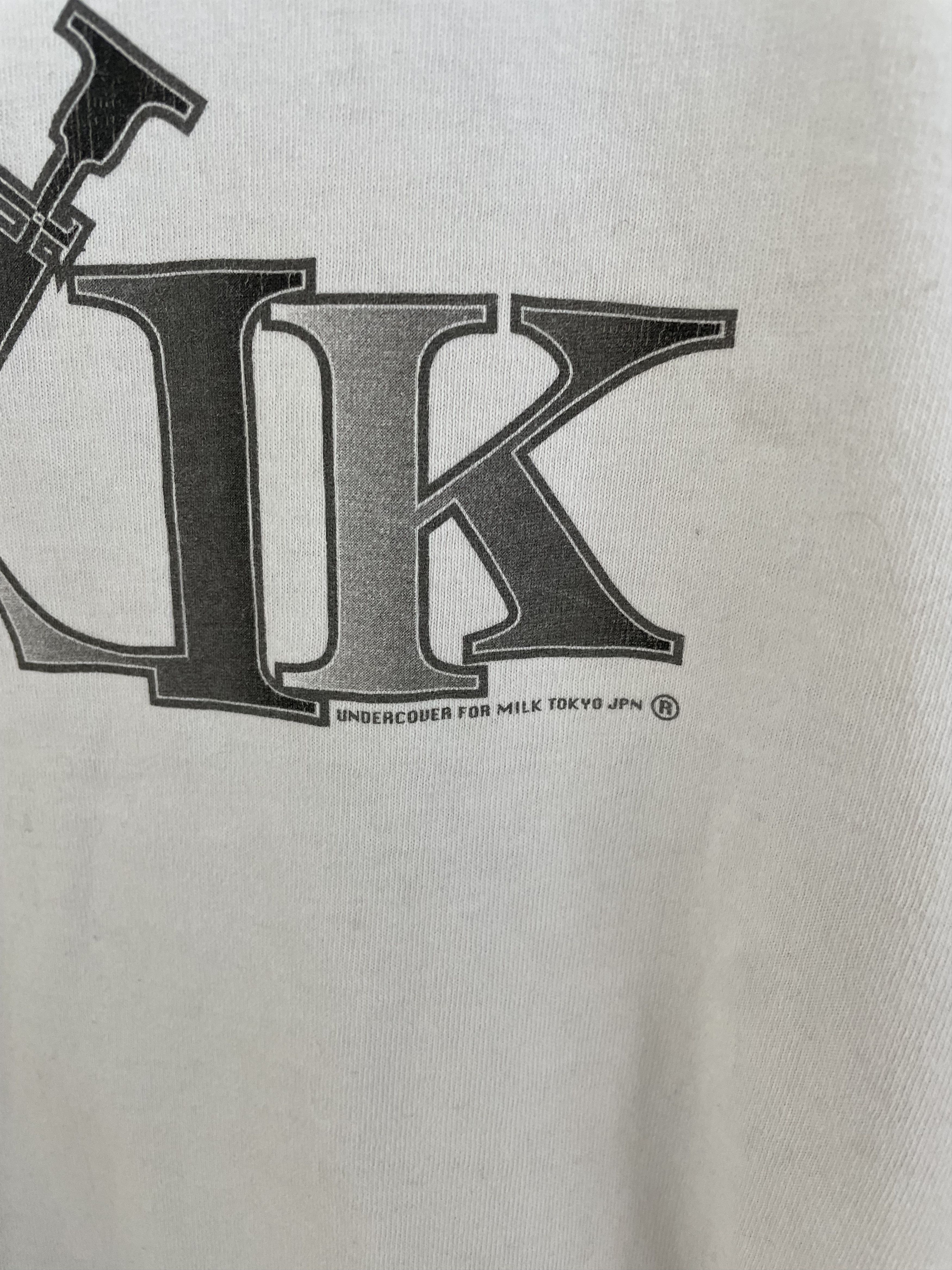 Undercover 90’s Milk T-Shirt Size US L / EU 52-54 / 3 - 6 Thumbnail