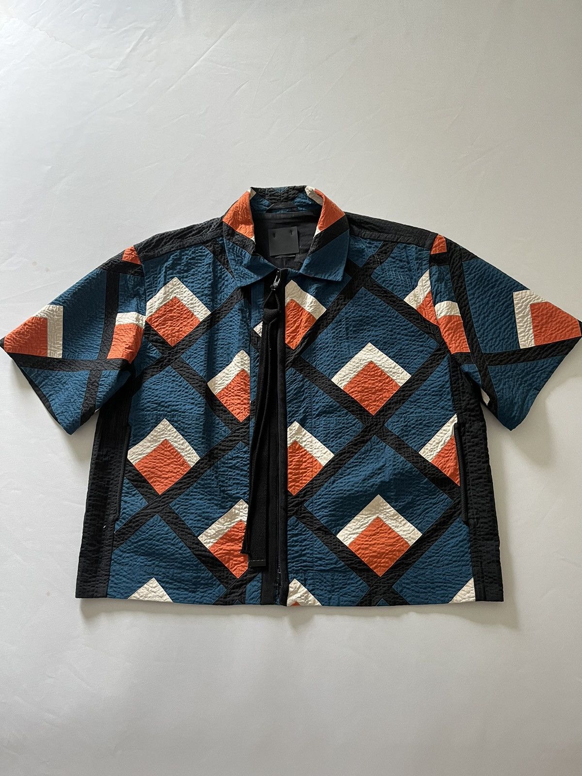 Craig Green SS18 diamond line stitched holiday shirt jacket Size US L / EU 52-54 / 3 - 2 Thumbnail