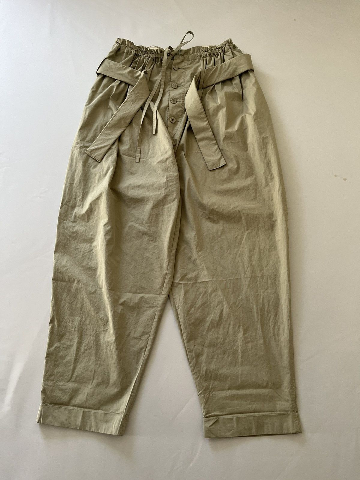 image of Craig Green Aw16 Extreme Pyjama Pants in Green, Men's (Size 32)