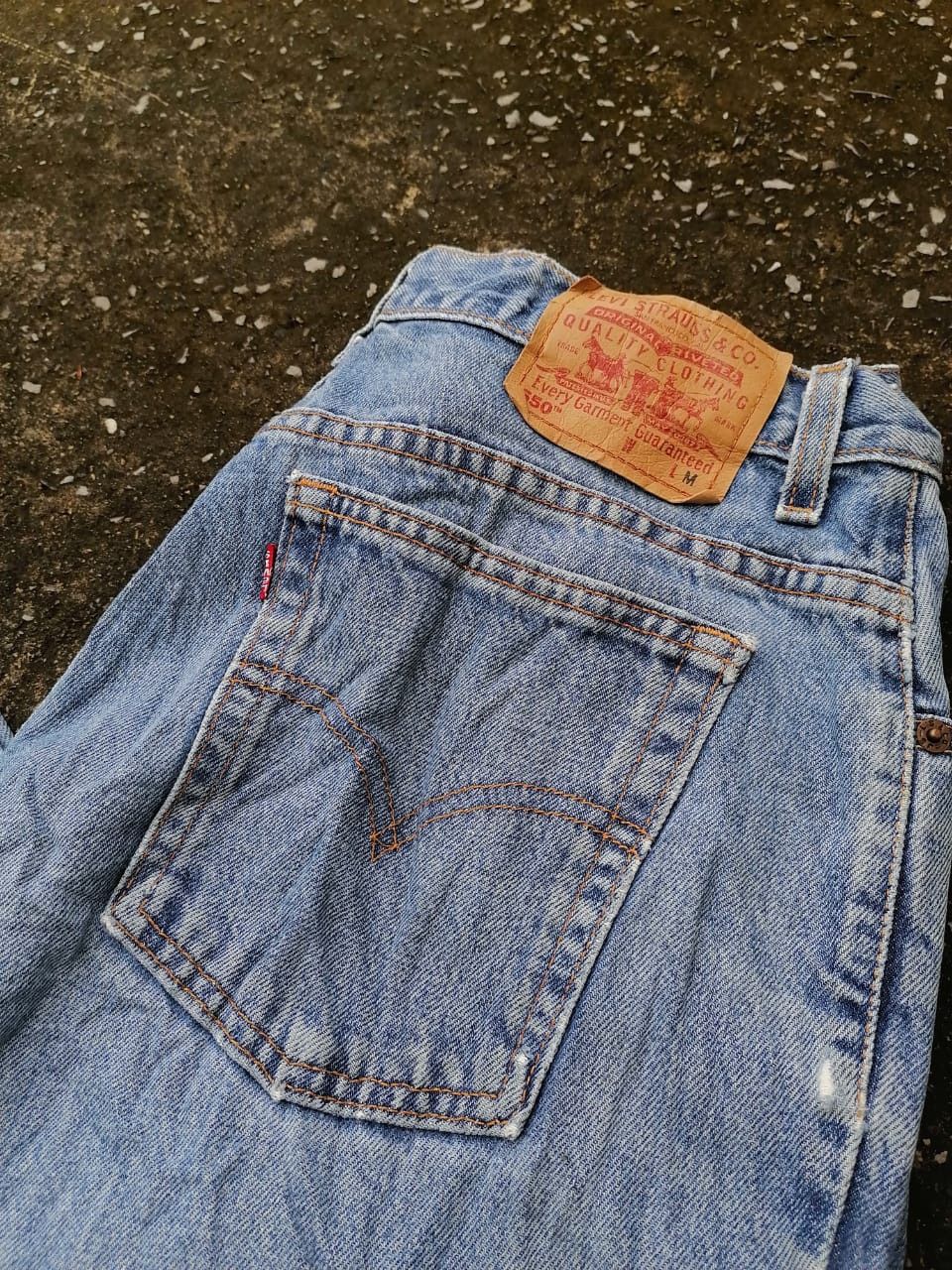 Levi's × Levi's Vintage Clothing Levi's Strauss 550 Relaxed Fit Tapered Leg Denim Jeans Size US 33 - 3 Thumbnail