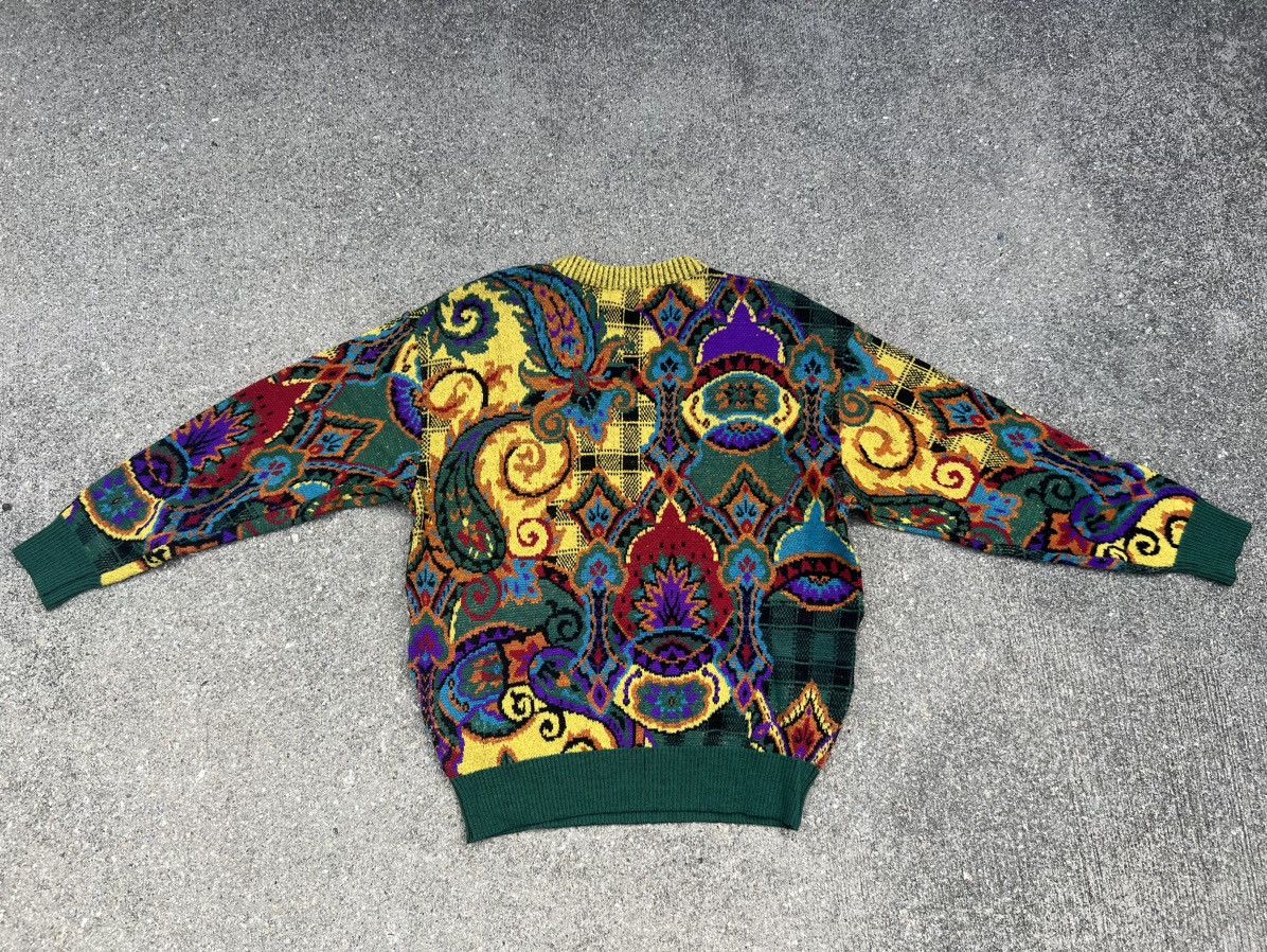 Vintage × Yoshiyuki Konishi Vintage Yoshiyuki Konishi Japan Psychedelic Wool Knitwear Size US L / EU 52-54 / 3 - 20 Thumbnail