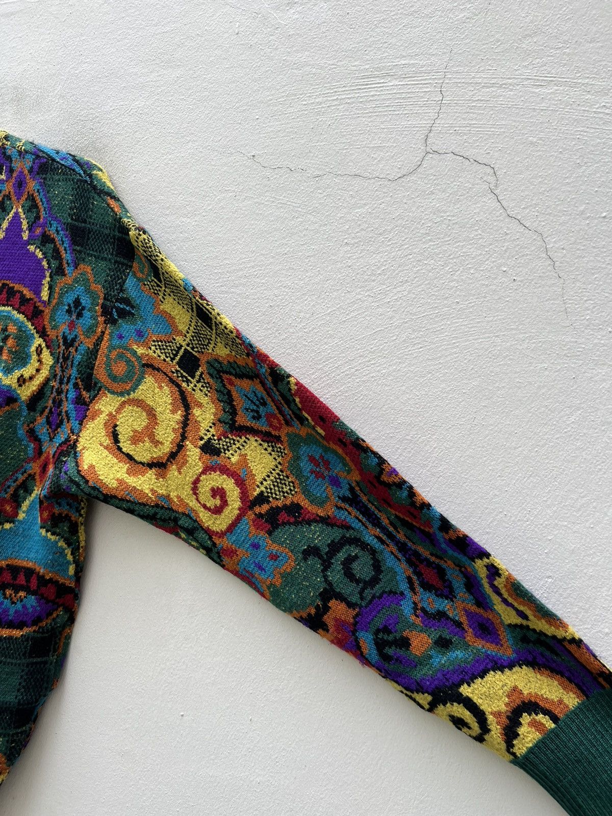 Vintage × Yoshiyuki Konishi Vintage Yoshiyuki Konishi Japan Psychedelic Wool Knitwear Size US L / EU 52-54 / 3 - 8 Thumbnail