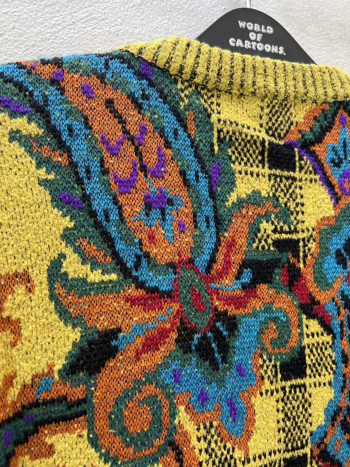 Vintage × Yoshiyuki Konishi Vintage Yoshiyuki Konishi Japan Psychedelic Wool Knitwear Size US L / EU 52-54 / 3 - 11 Thumbnail