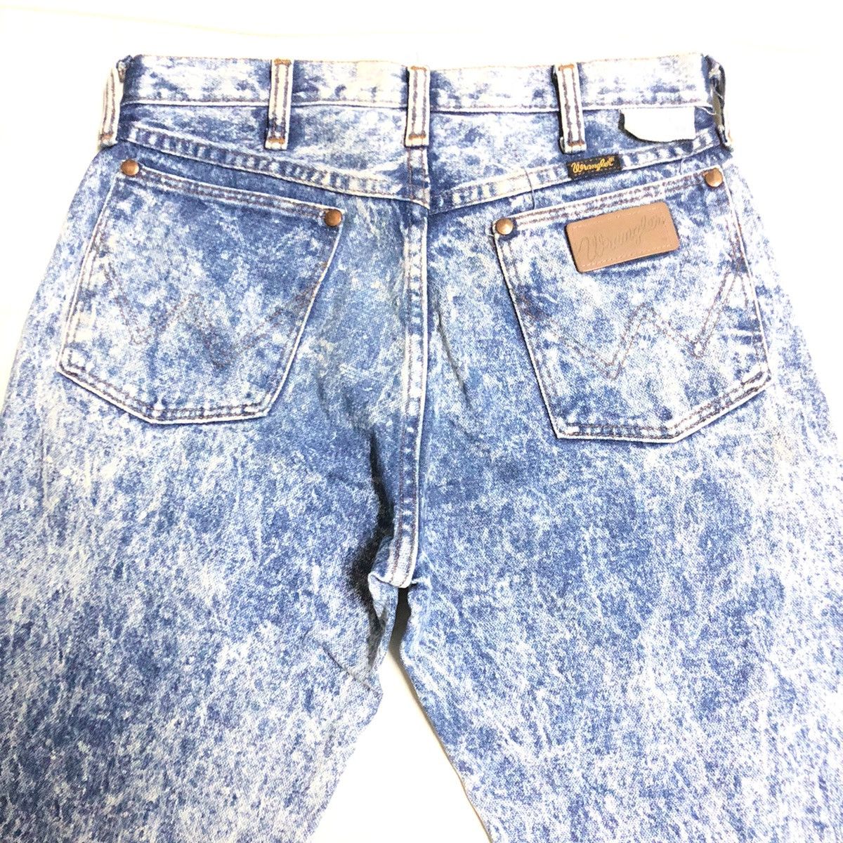 Vintage × Wrangler Vintage Wrangler Acid Wash Denim 80s Size US 29 - 9 Thumbnail