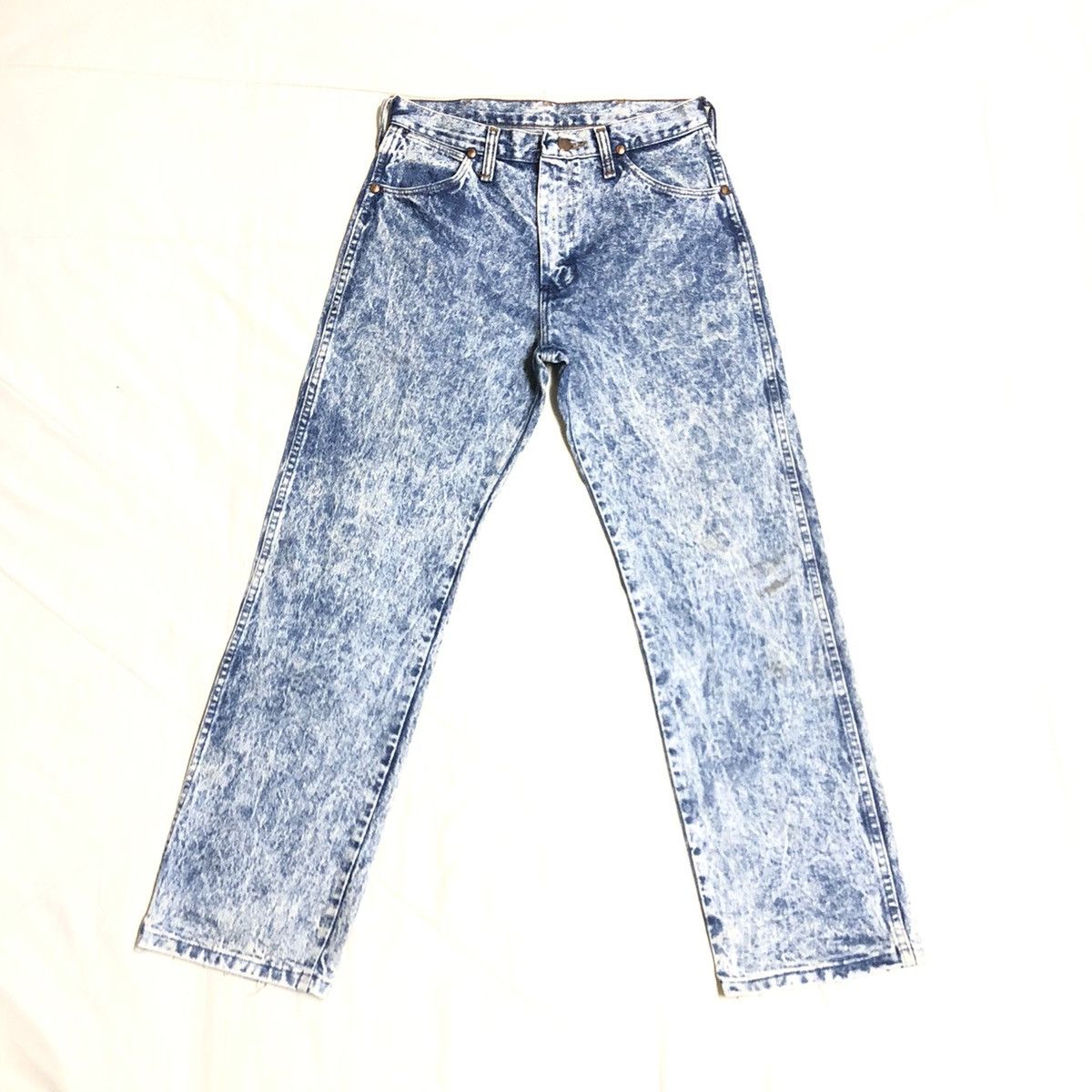 Vintage × Wrangler Vintage Wrangler Acid Wash Denim 80s Size US 29 - 1 Thumbnail