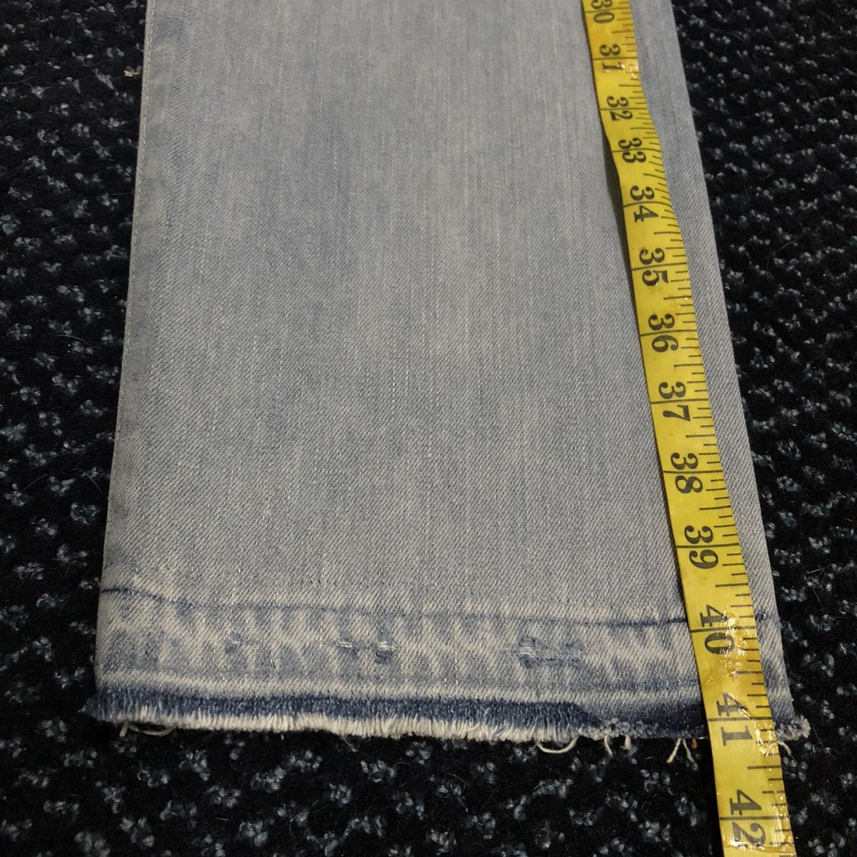 Levi's Levi’s LVC Selvedge Distressed Indigo Dye Lot 66501 Size US 28 / EU 44 - 10 Thumbnail