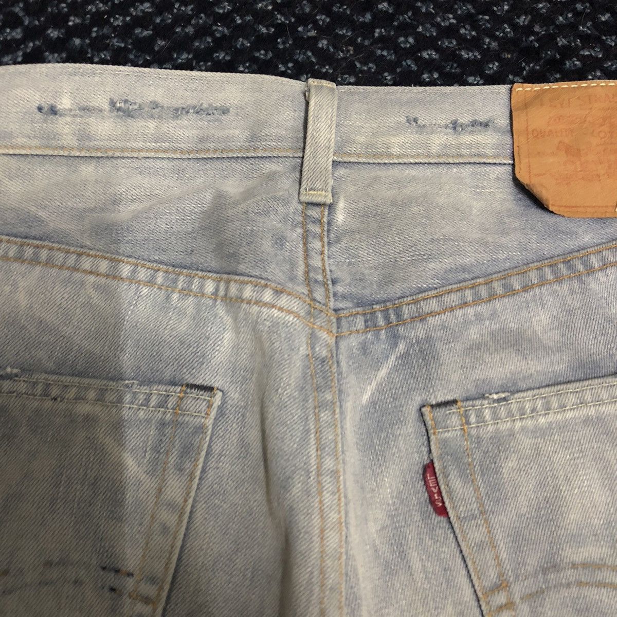 Levi's Levi’s LVC Selvedge Distressed Indigo Dye Lot 66501 Size US 28 / EU 44 - 16 Thumbnail
