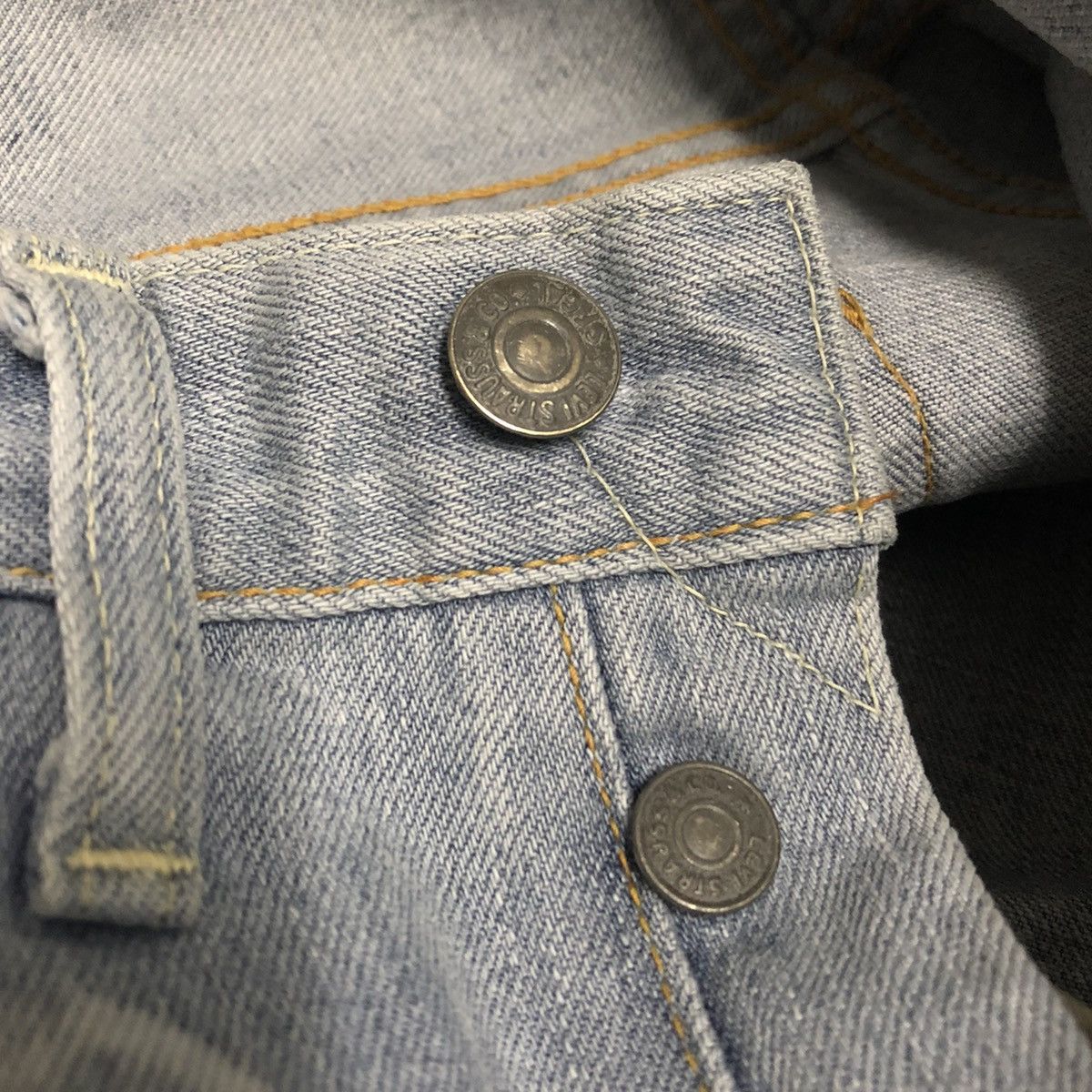 Levi's Levi’s LVC Selvedge Distressed Indigo Dye Lot 66501 Size US 28 / EU 44 - 5 Thumbnail