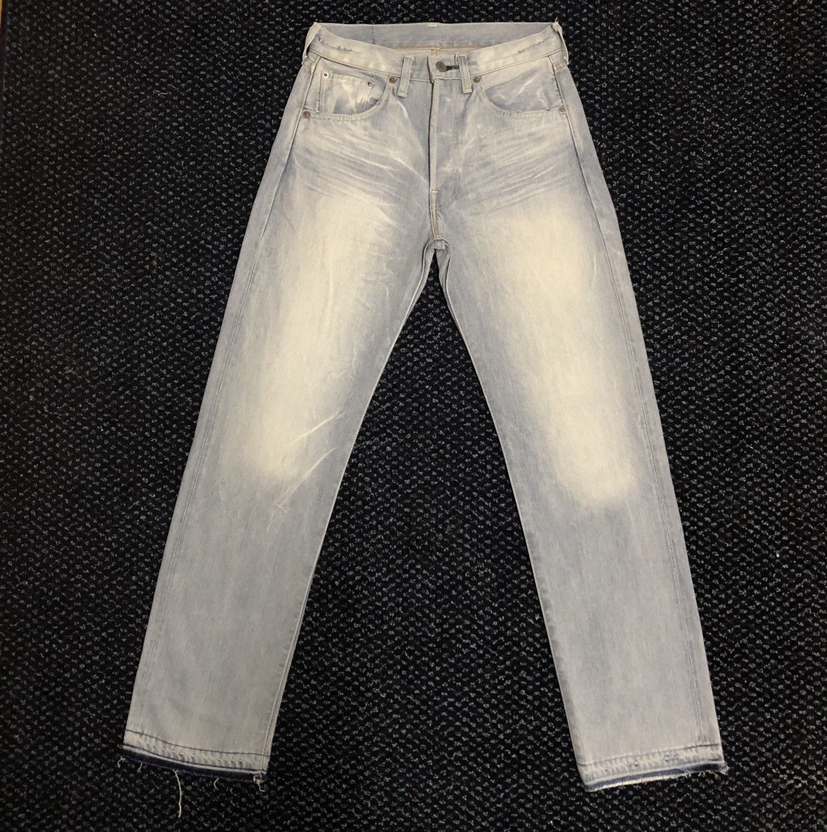 Levi's Levi’s LVC Selvedge Distressed Indigo Dye Lot 66501 Size US 28 / EU 44 - 1 Thumbnail