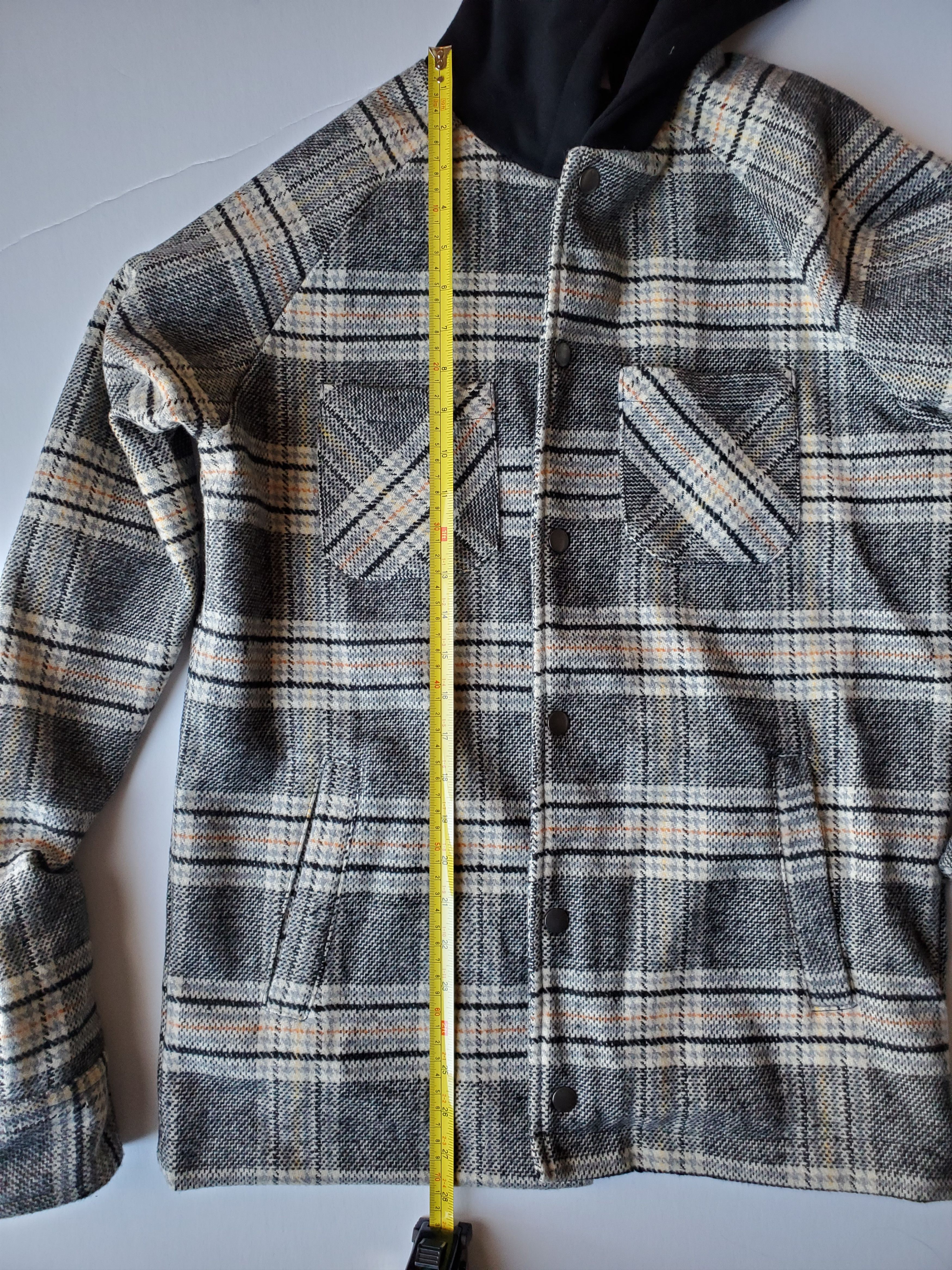 Richie Le Collection NWT Richie Le Hooded Flannel Jacket Sz Small Size US S / EU 44-46 / 1 - 5 Thumbnail