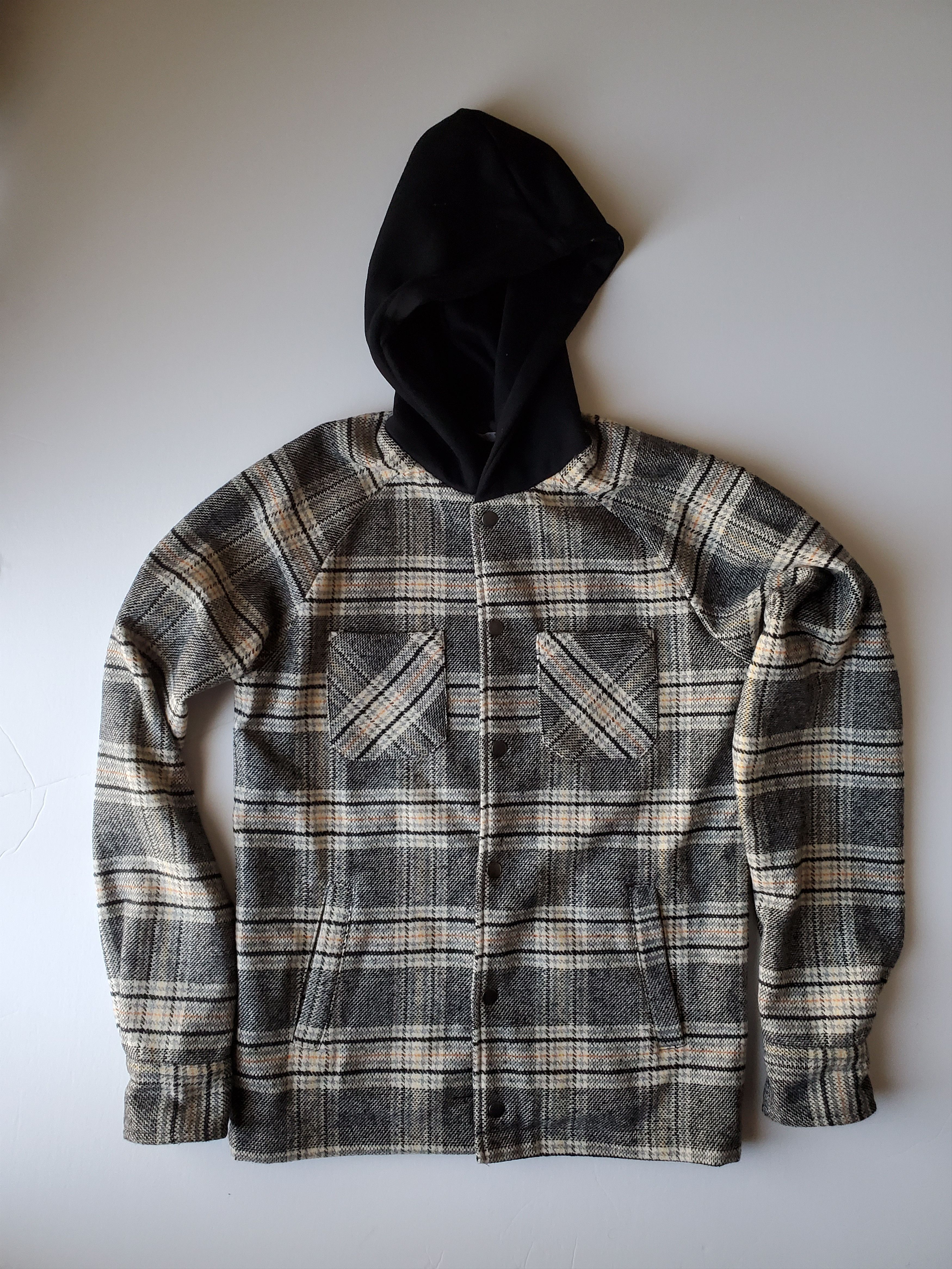 Richie Le Collection NWT Richie Le Hooded Flannel Jacket Sz Small Size US S / EU 44-46 / 1 - 1 Thumbnail