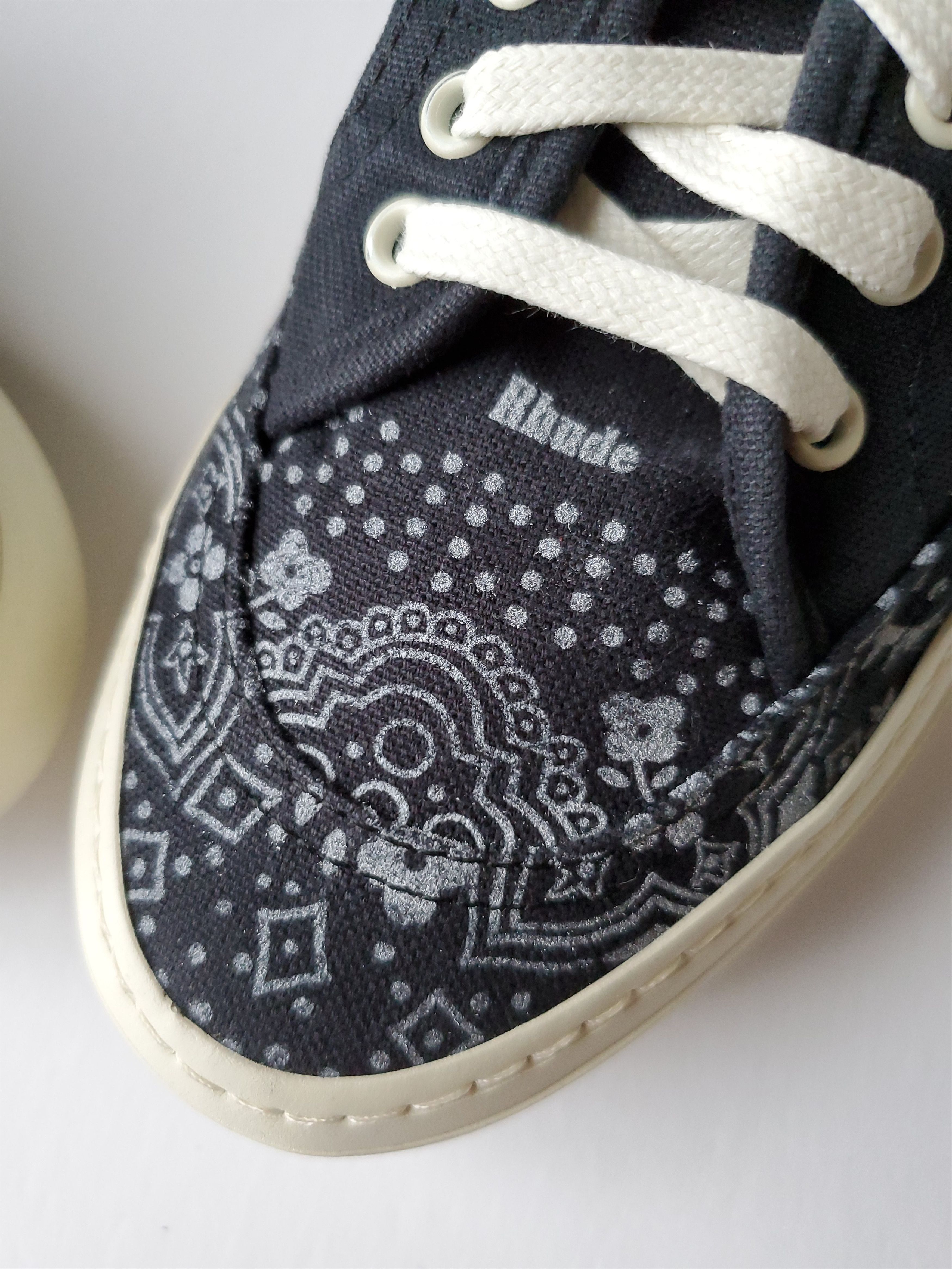 Rhude NEW Rhude Bandana V2 Sz 9 Paisley Black Size US 9 / EU 42 - 3 Thumbnail