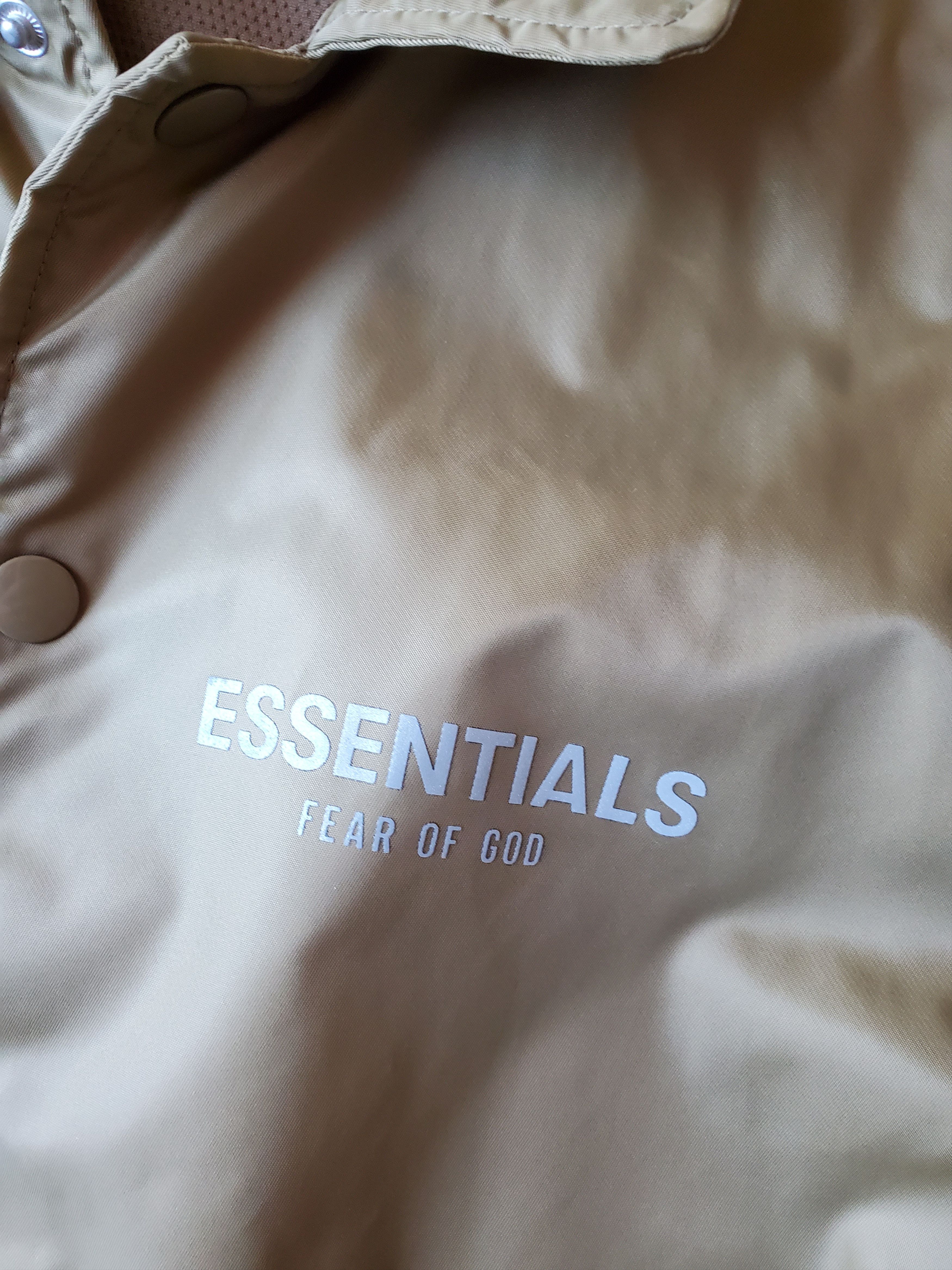 Essentials × FOG × Fear of God NEW FOG Essentials Coach Jacket Tan Otter XXS Fear of God Size US XXS / EU 40 - 5 Thumbnail