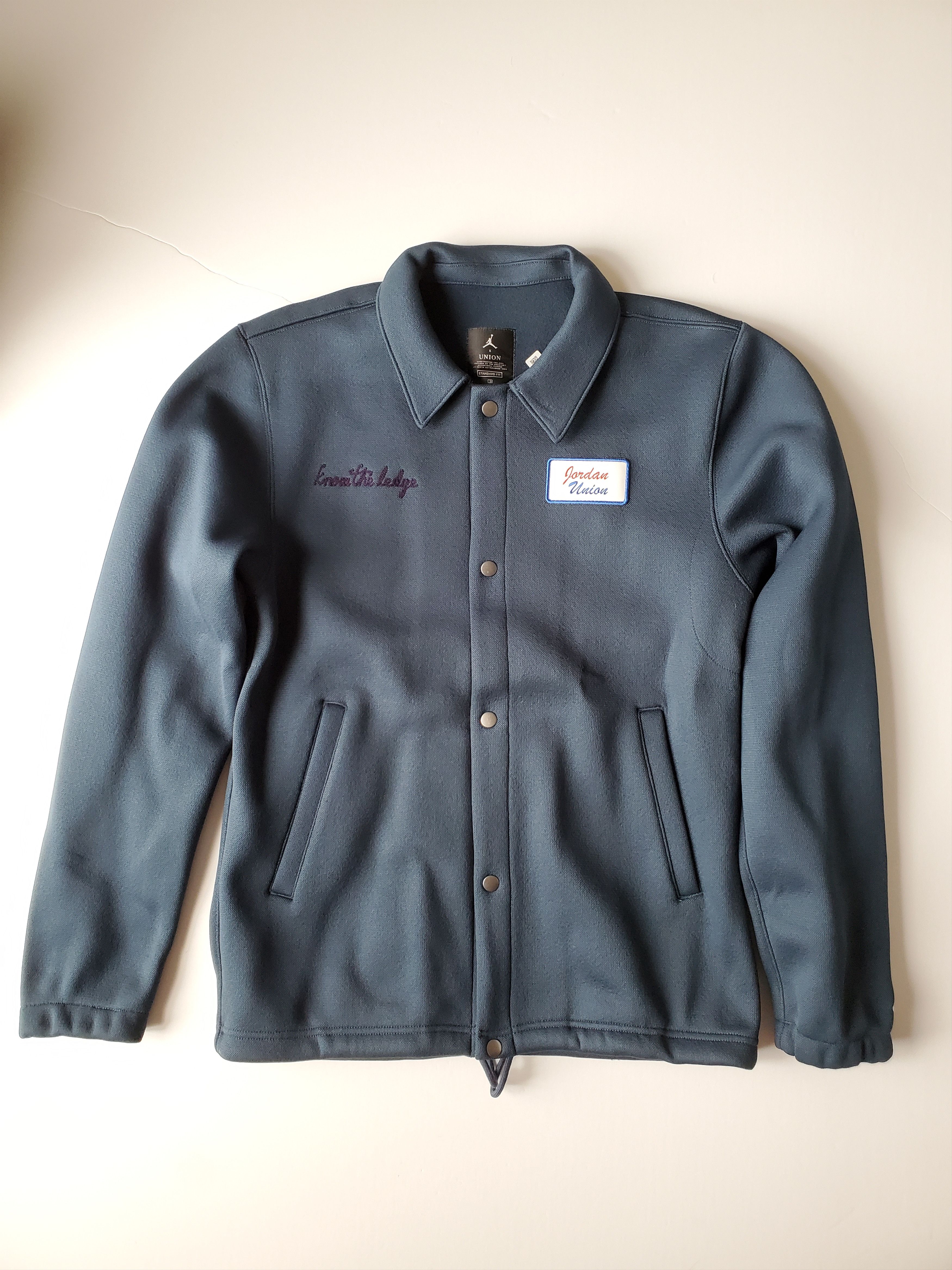 Jordan Brand × Union LA NEW Union X Jordan Coach Jacket Navy