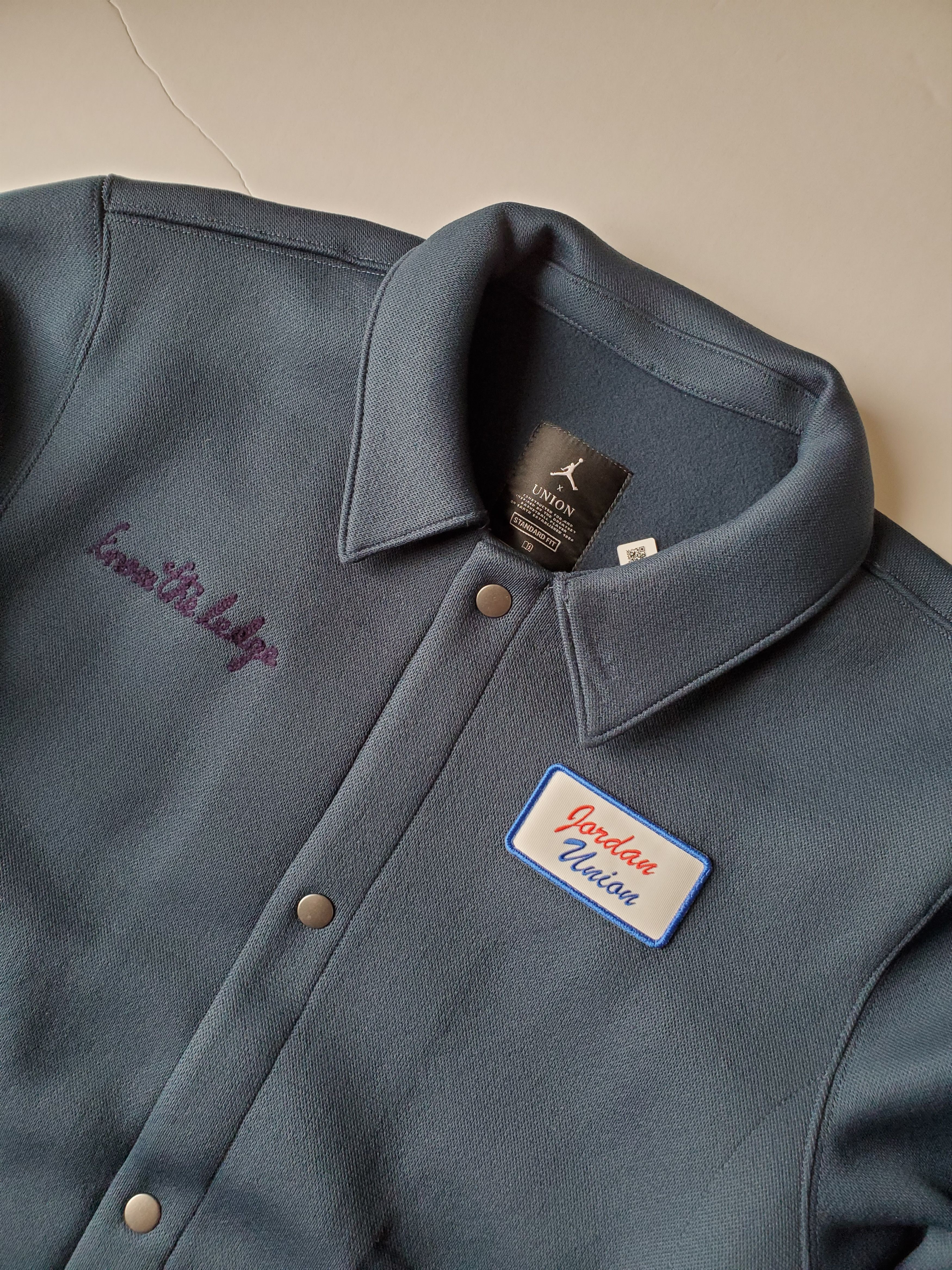 Jordan Brand × Union LA NEW Union X Jordan Coach Jacket Navy Sz Small Size US S / EU 44-46 / 1 - 9 Thumbnail