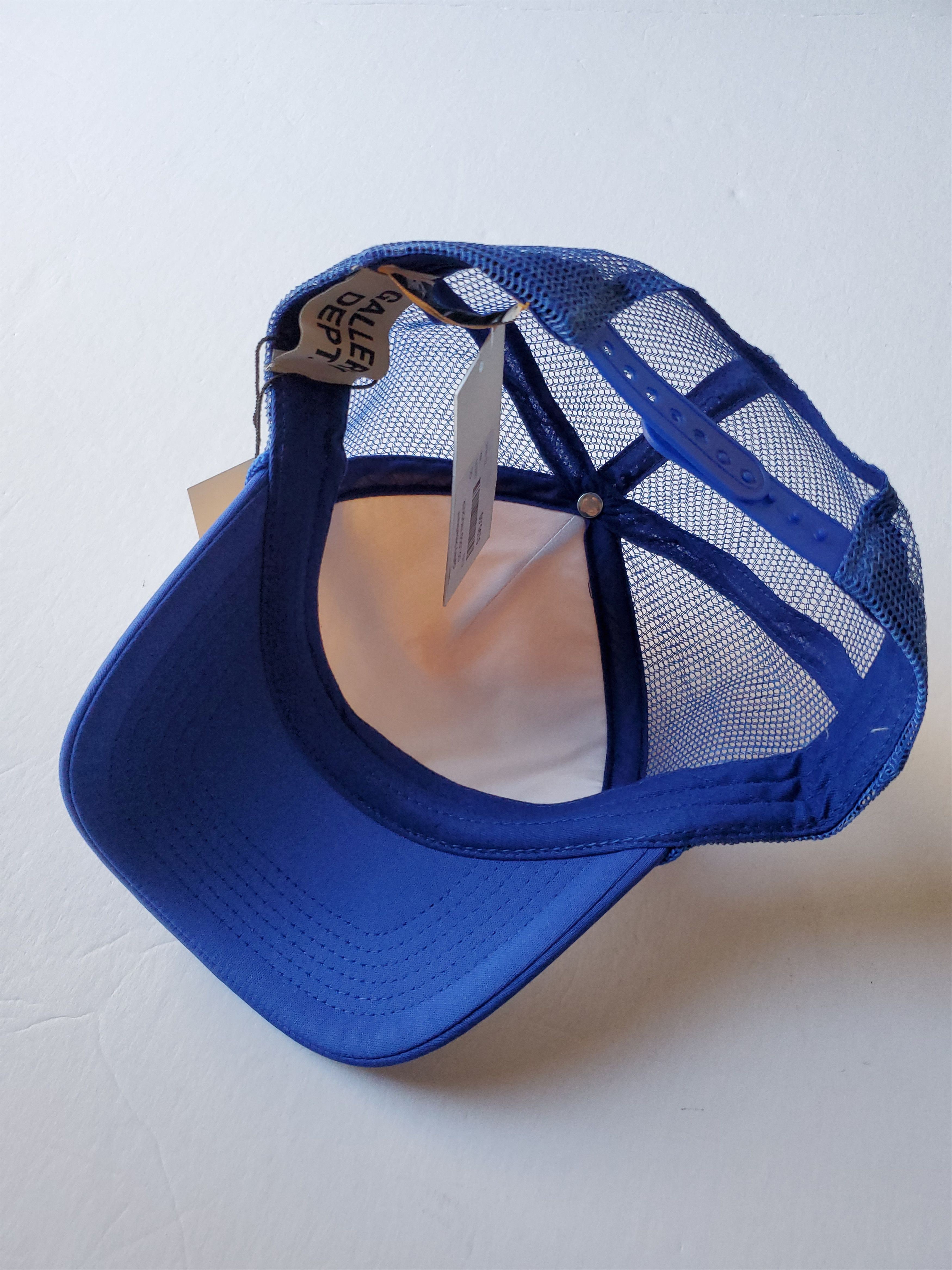 Gallery Dept. NEW Gallery Dept Logo Trucker Cap Hat Blue Yellow Size ONE SIZE - 7 Thumbnail