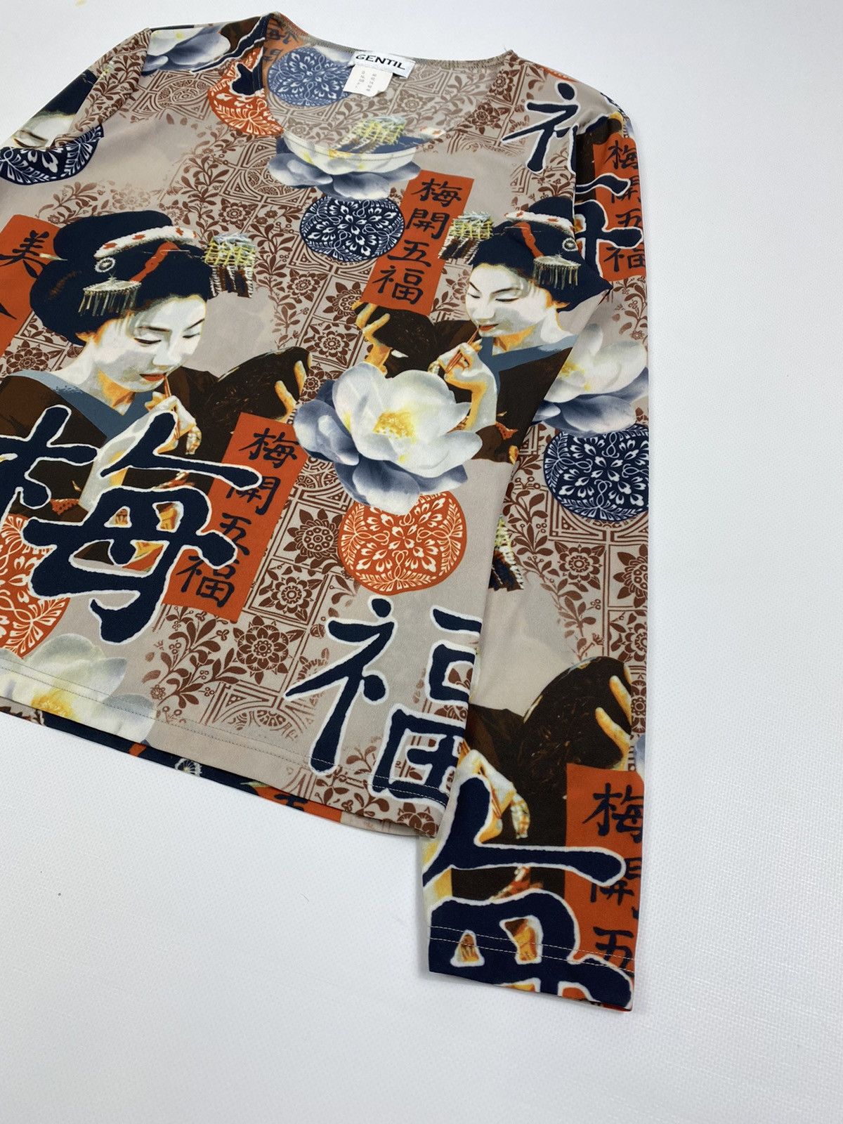 Vintage LASTDROP🔥 Jean Paul Gaultier Style Chinese Tradition Geisha Size S / US 4 / IT 40 - 4 Thumbnail