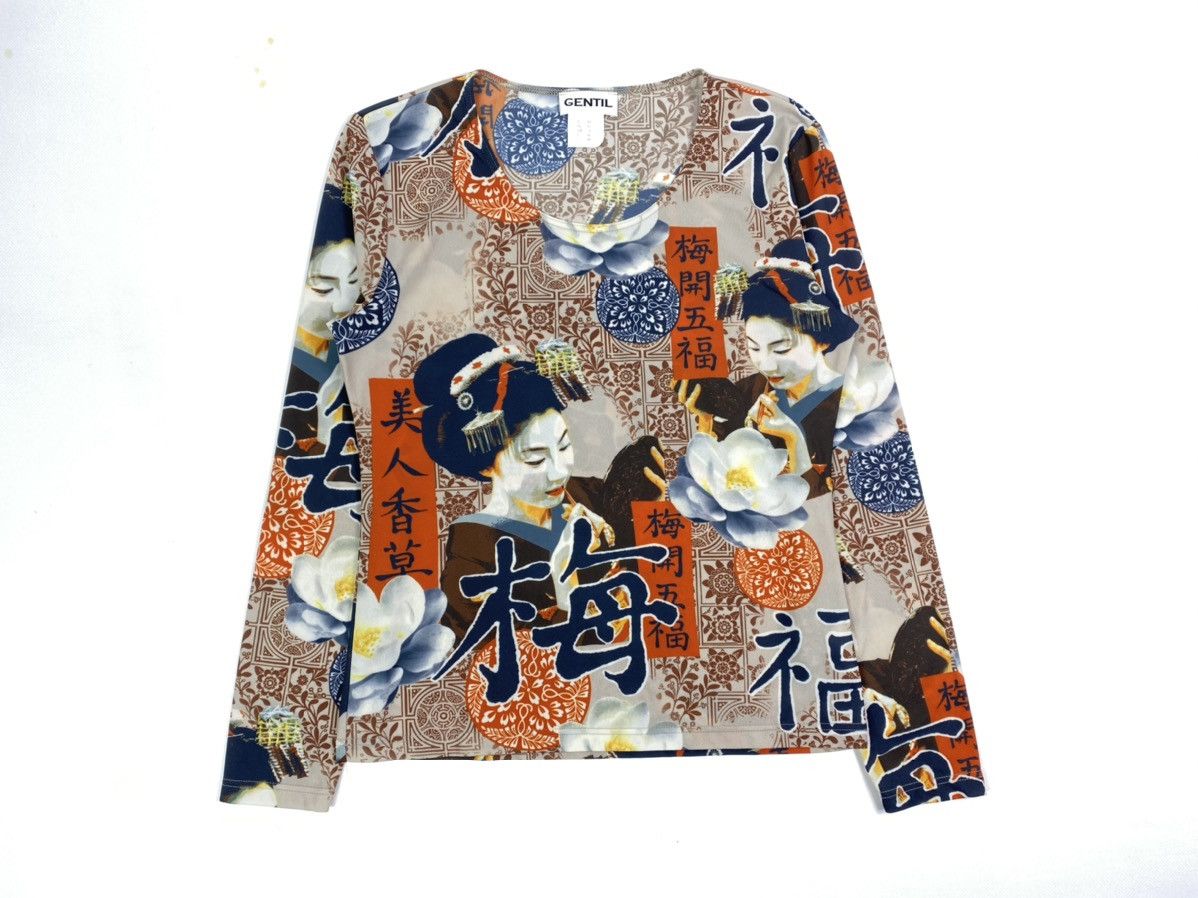 Vintage LASTDROP🔥 Jean Paul Gaultier Style Chinese Tradition Geisha Size S / US 4 / IT 40 - 2 Thumbnail