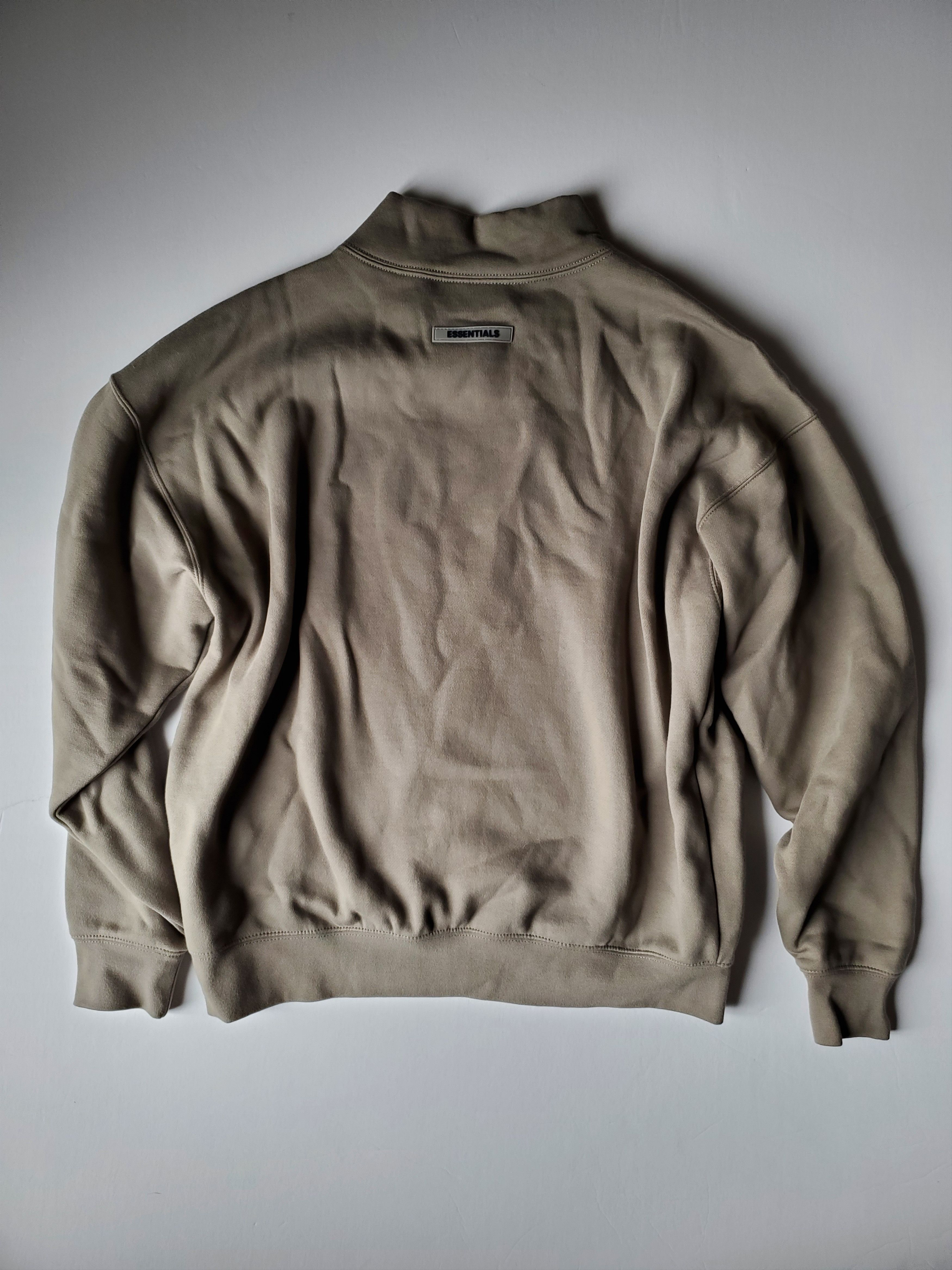 Essentials Fear of God Essentials Pull-Over Mockneck Sweatshirt Cement Size US S / EU 44-46 / 1 - 2 Thumbnail