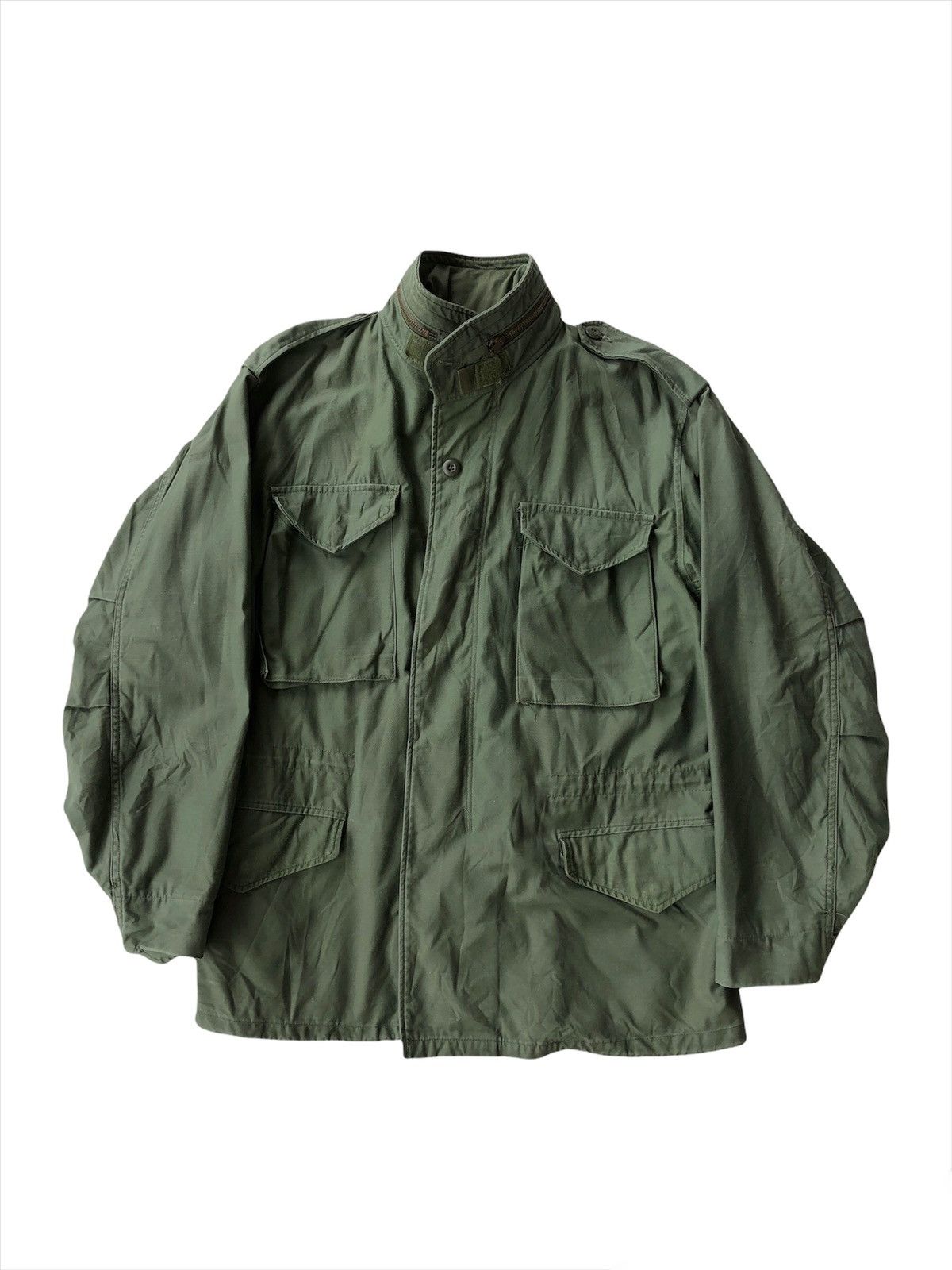 Image of Alpha Industries x M 65 Field Jacket og Alpha Industry Vietnam War M-65 Field Jacket in Olive (Size