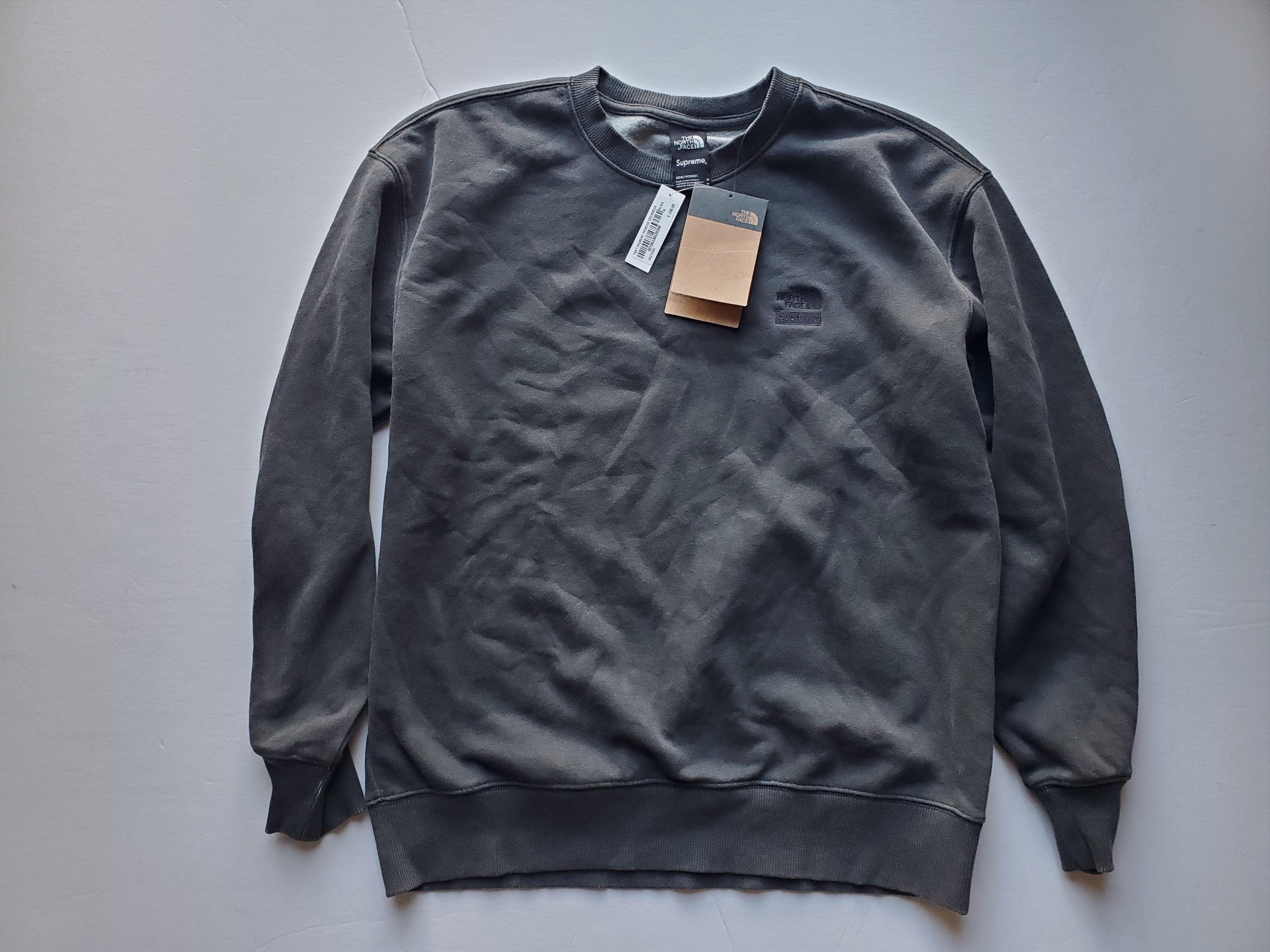 image of New Supreme The North Face Pigment Printed Crewneck Black, Men's (Size Small)