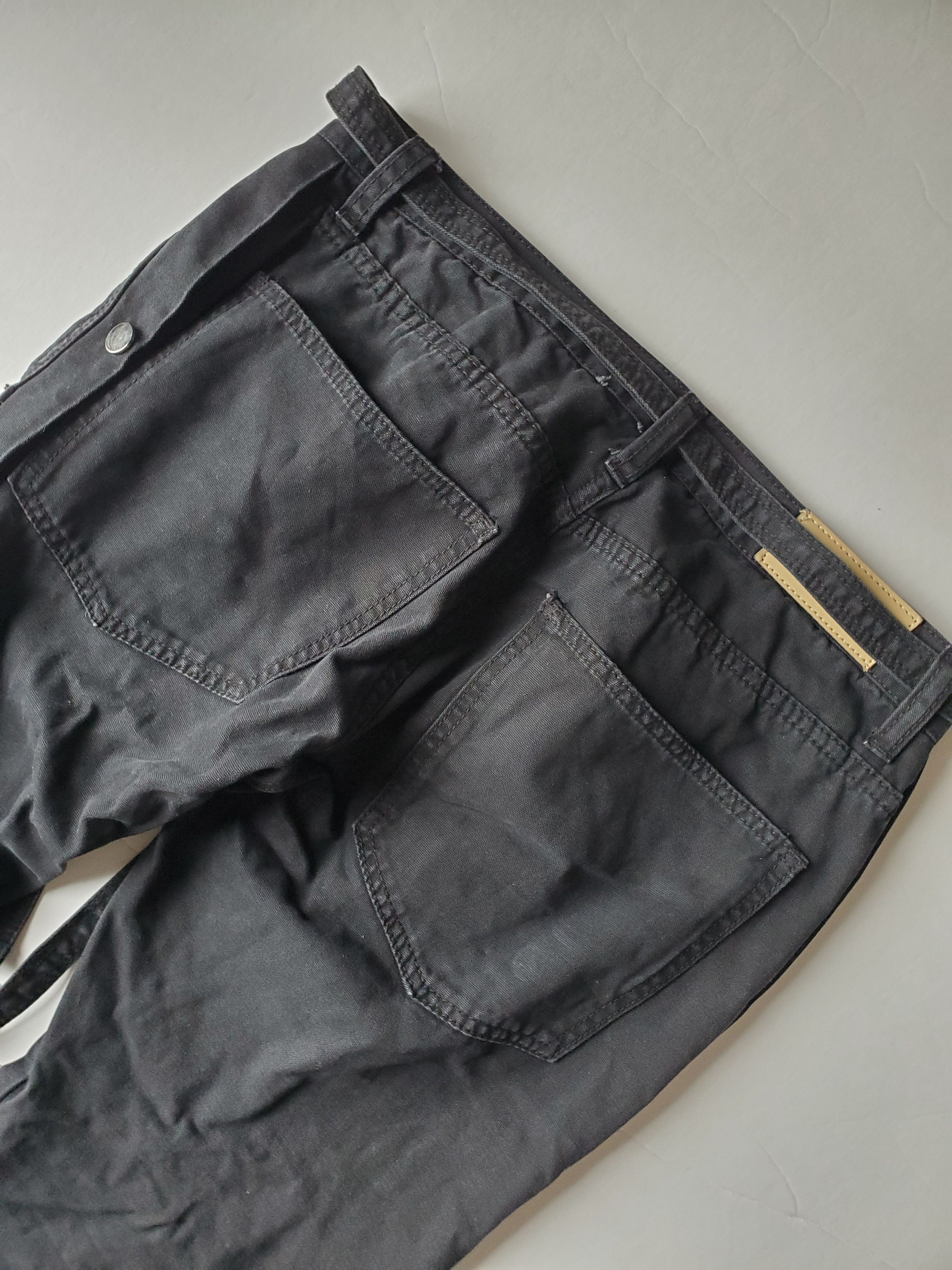 MNML MNML Snap Western Work Double Knee Pants - Black Sz 31 Size US 31 - 2 Thumbnail