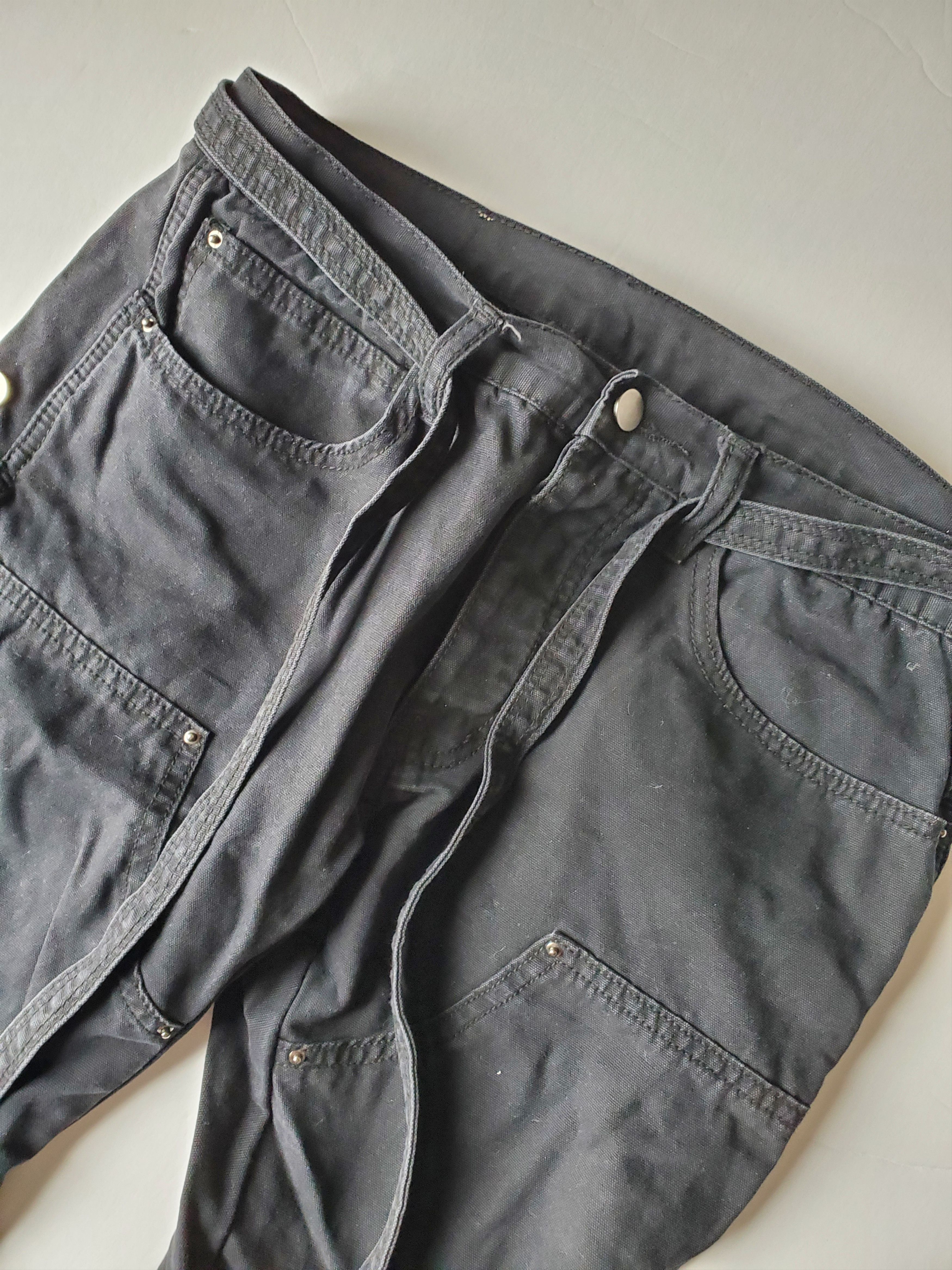 MNML MNML Snap Western Work Double Knee Pants - Black Sz 31 Size US 31 - 5 Thumbnail