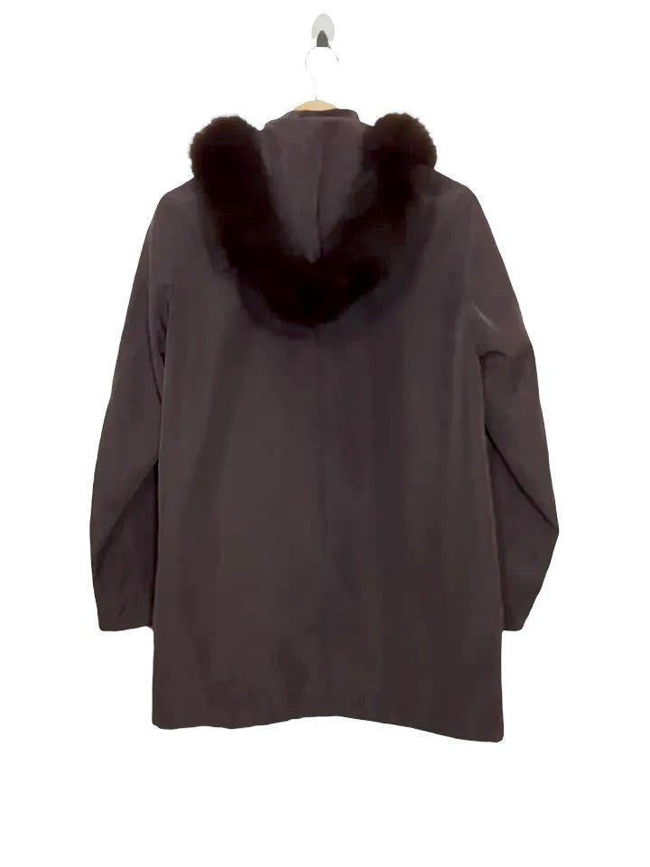 Aquascutum AQUASCUTUM Fur Hooded Jacket Size US L / EU 52-54 / 3 - 2 Thumbnail