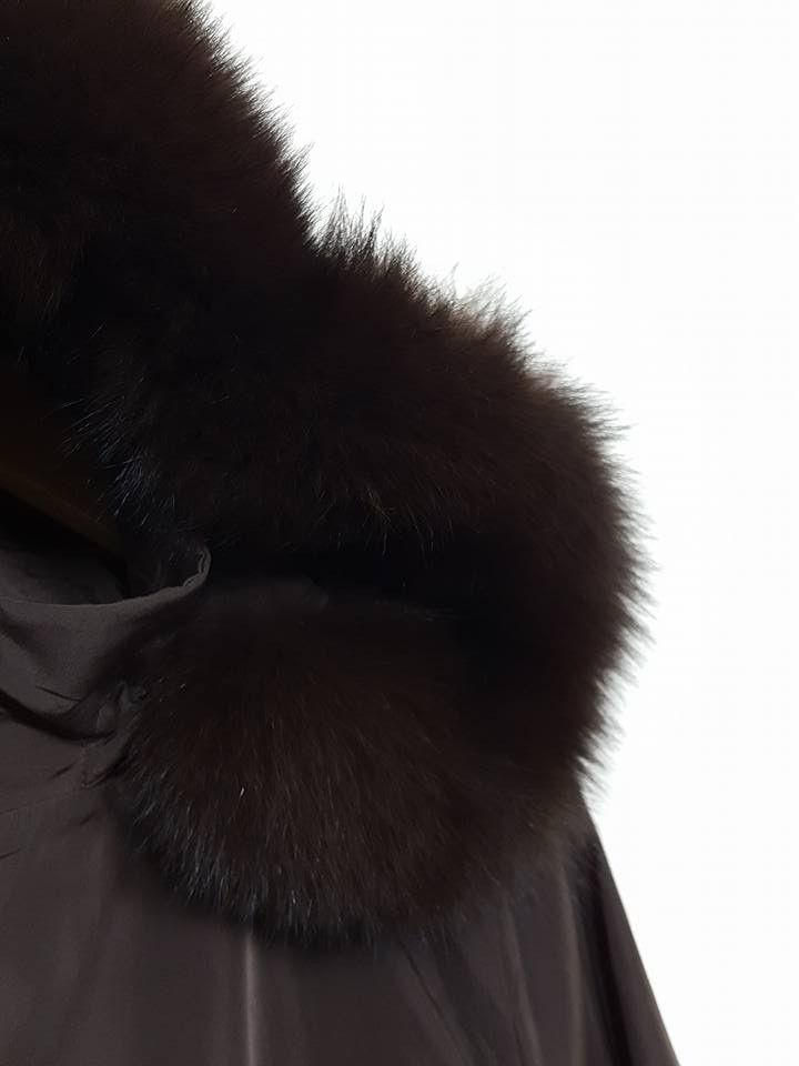 Aquascutum AQUASCUTUM Fur Hooded Jacket Size US L / EU 52-54 / 3 - 5 Thumbnail