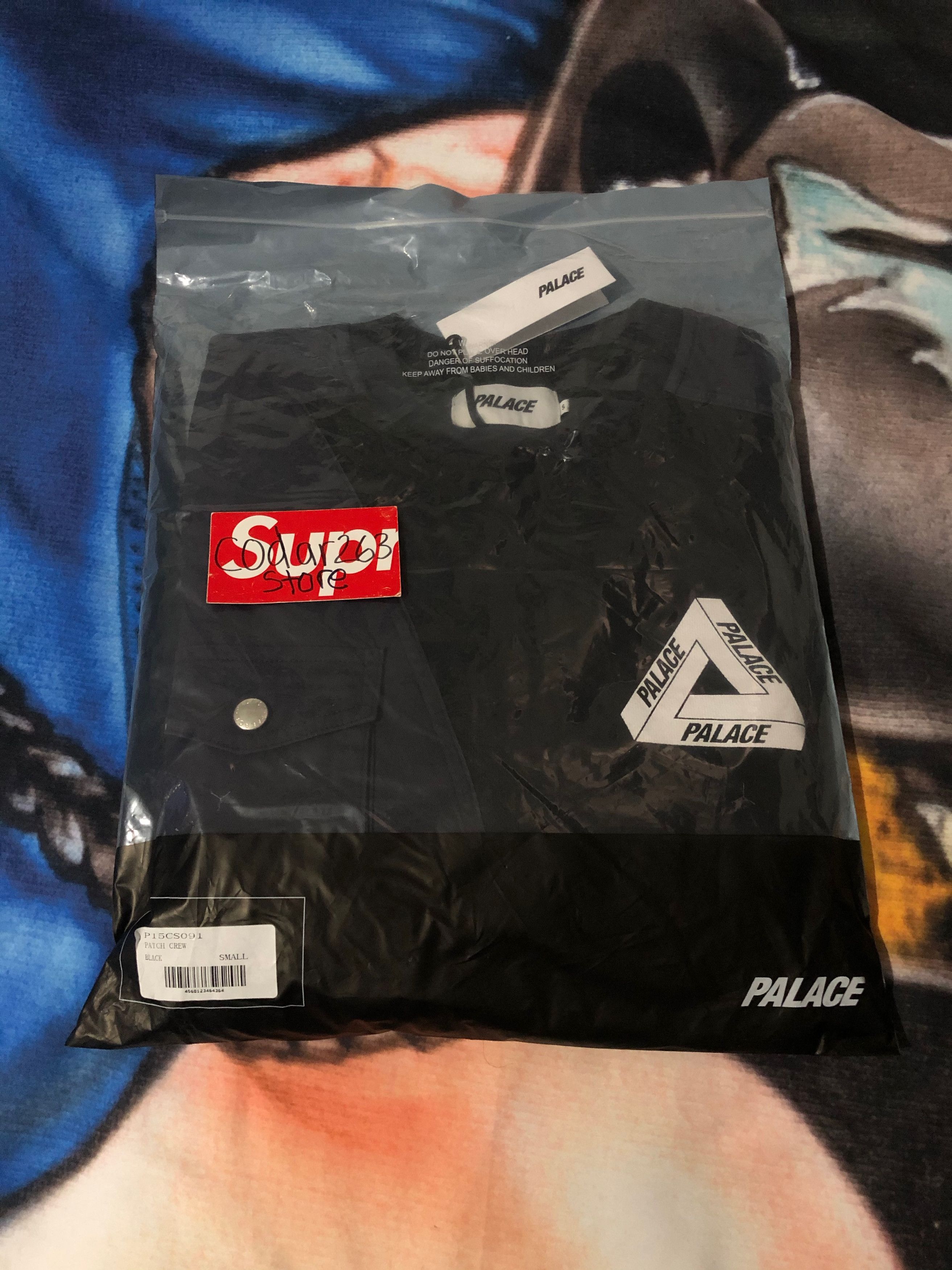 Palace Patch Tri-Ferg Crewneck - Palace Skateboards Size US S / EU 44-46 / 1 - 1 Thumbnail