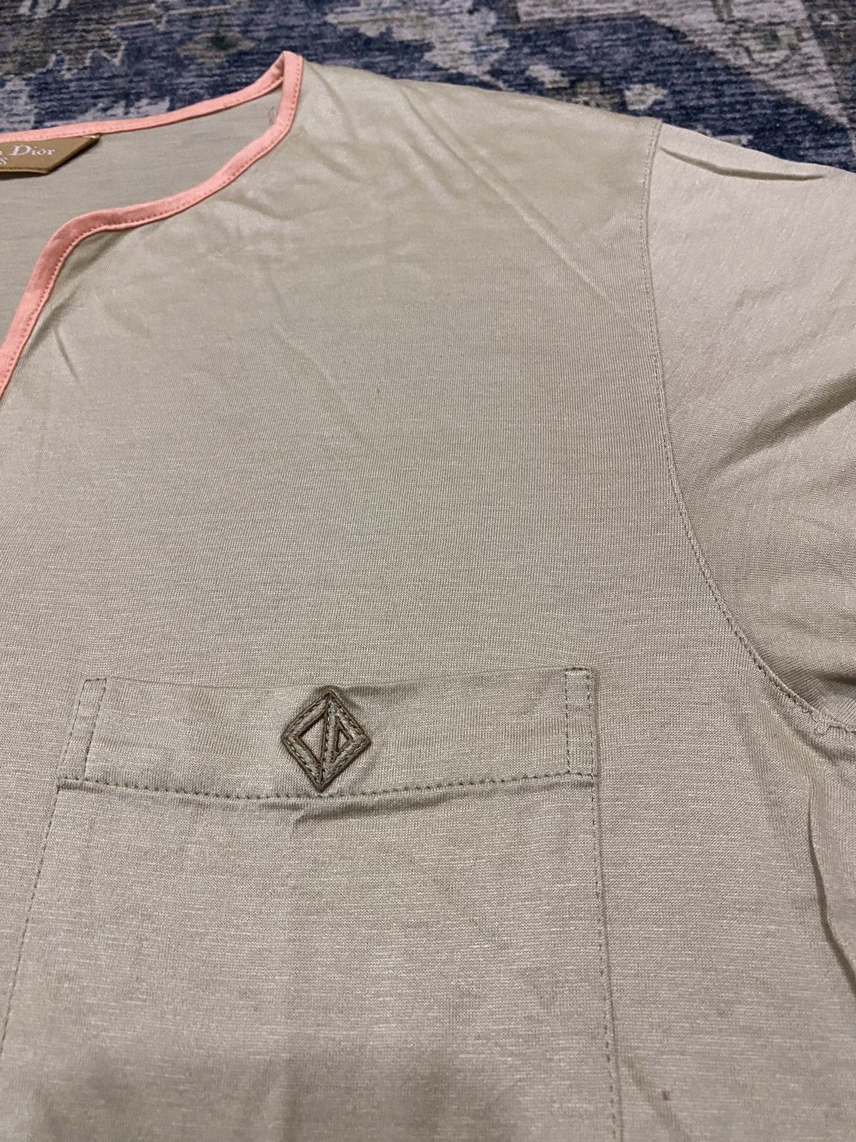 Christian Dior Monsieur × Dior × Vintage Vintage Christian Dior Crewneck Single Pocket Shirt Size US M / EU 48-50 / 2 - 5 Thumbnail