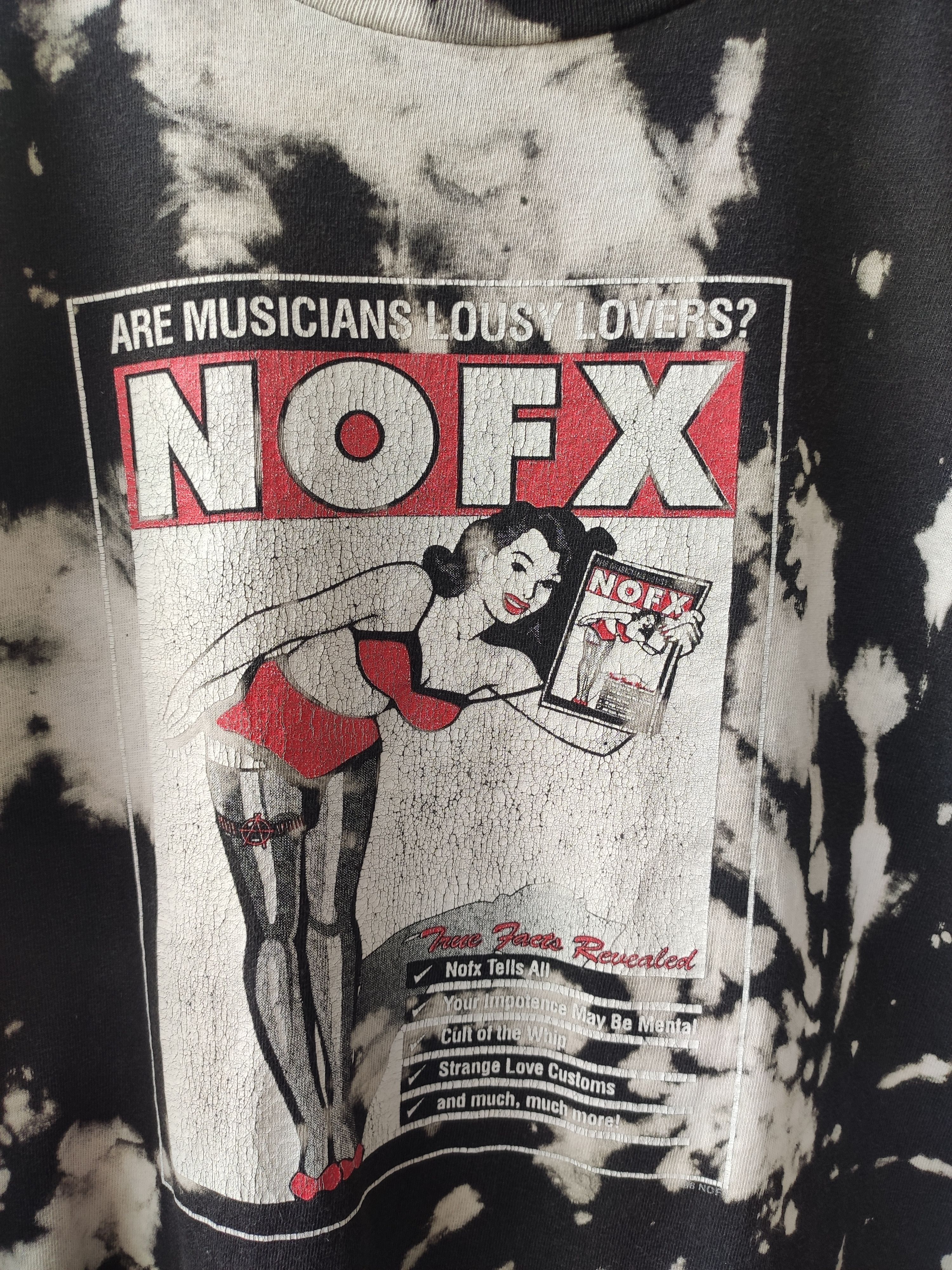 Band Tees 🔥 Rare💥💥 Vintage 90s Vintage NOFX t shirt tye dye Size US M / EU 48-50 / 2 - 2 Thumbnail