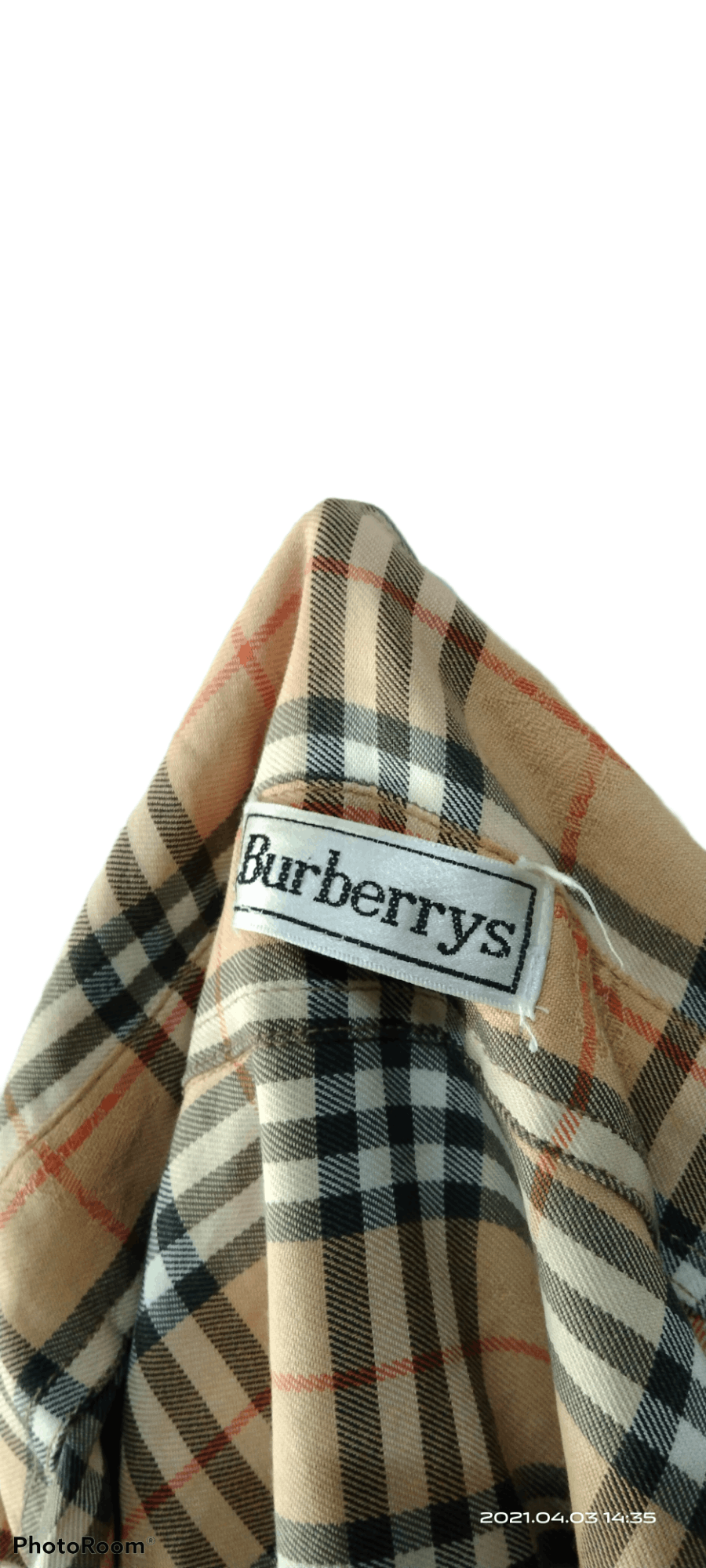 Burberry DISTRESSED BURBERRYS NOVA CHECK VINTAGE BUTTON-UP Size US L / EU 52-54 / 3 - 5 Thumbnail