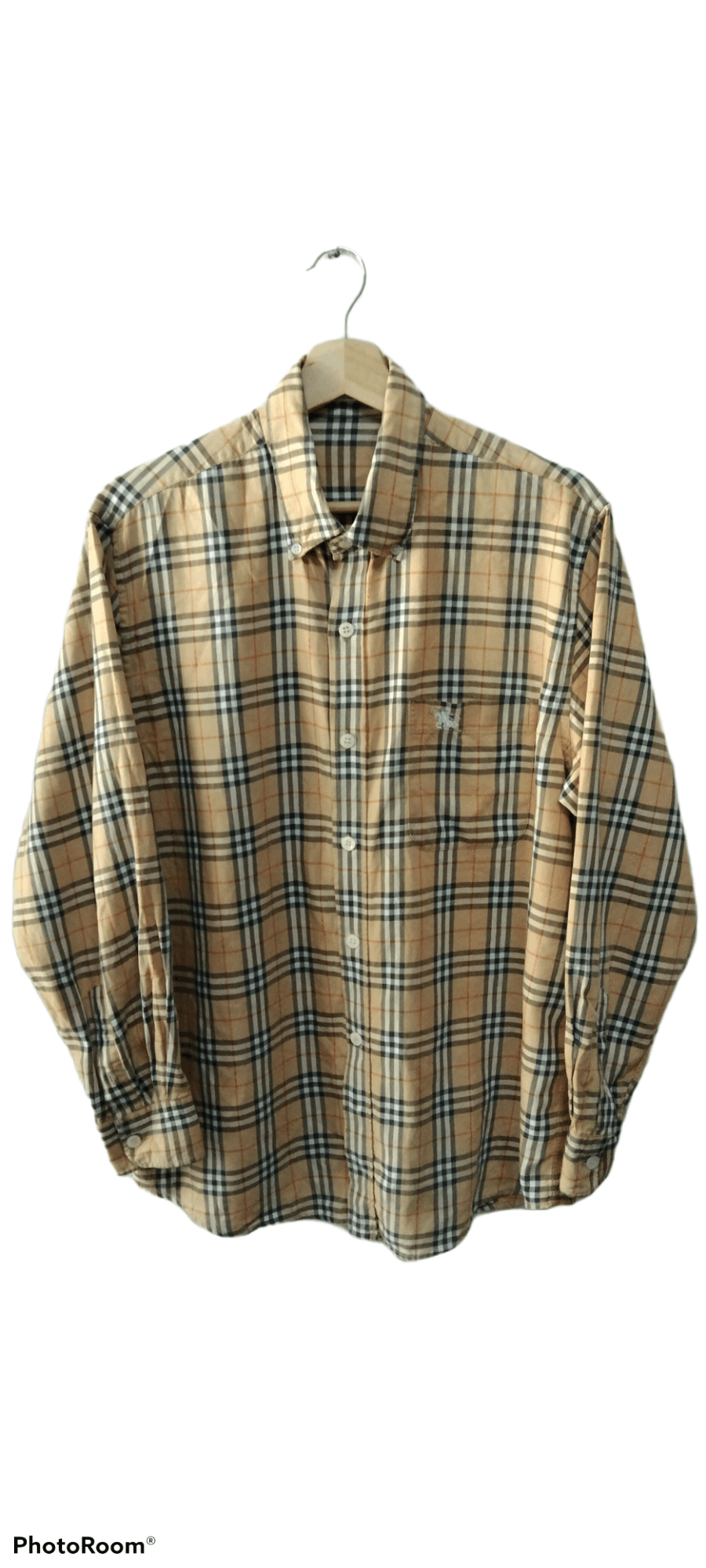 Burberry DISTRESSED BURBERRYS NOVA CHECK VINTAGE BUTTON-UP Size US L / EU 52-54 / 3 - 1 Thumbnail
