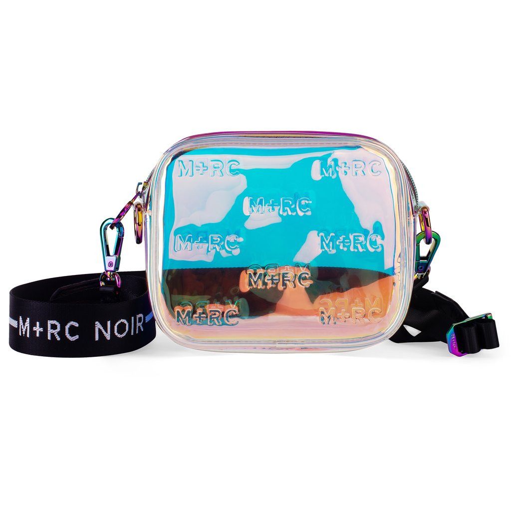 M+Rc Noir Embossed Hills Transparent PVC Bag - M+RC Noir Rainbow | Grailed