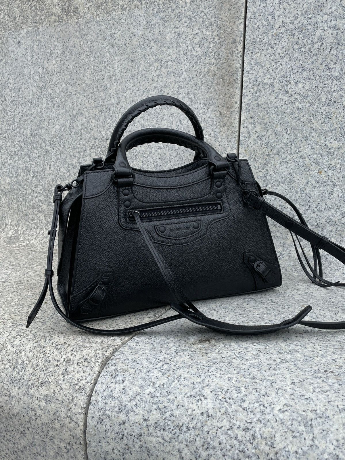Balenciaga balenciaga neo classic city bag grained calfskin black Size ONE SIZE - 1 Thumbnail