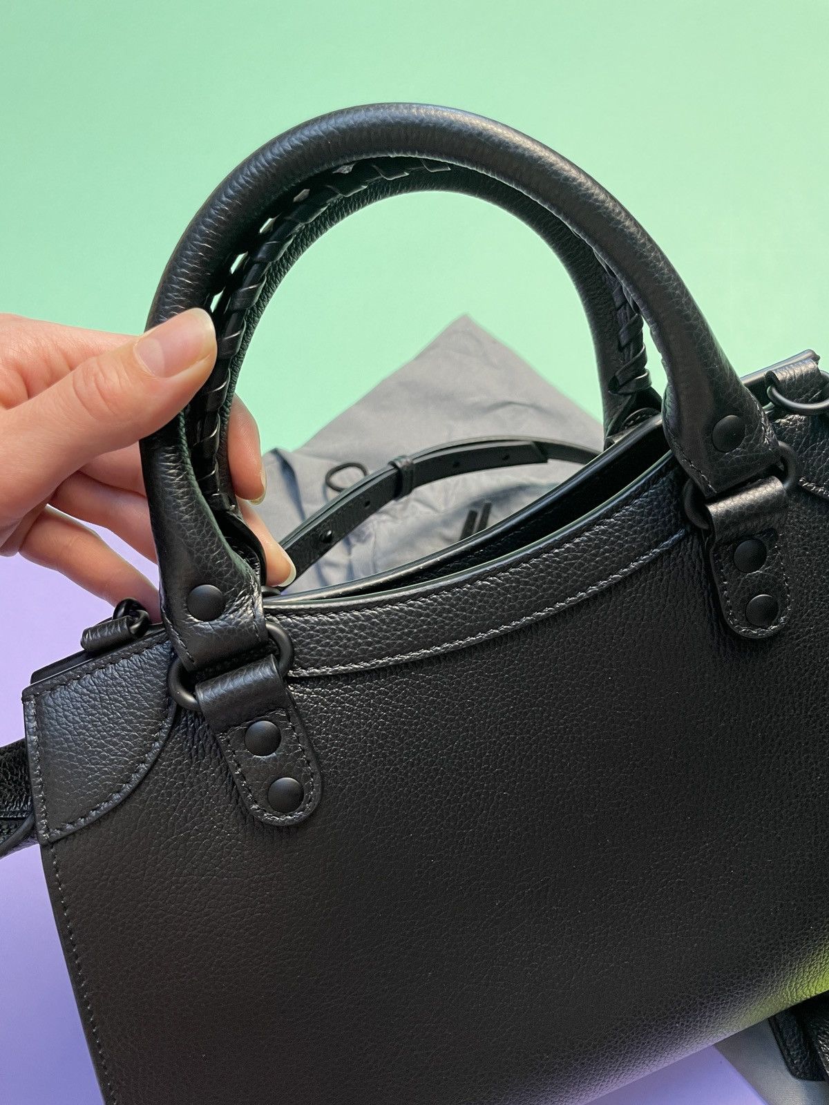 Balenciaga balenciaga neo classic city bag grained calfskin black Size ONE SIZE - 10 Thumbnail