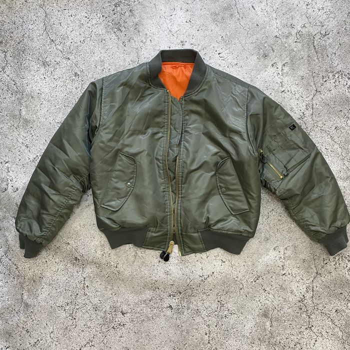 Vintage Vintage MA1 Flight Avirex Style Bomber Jacket | Grailed