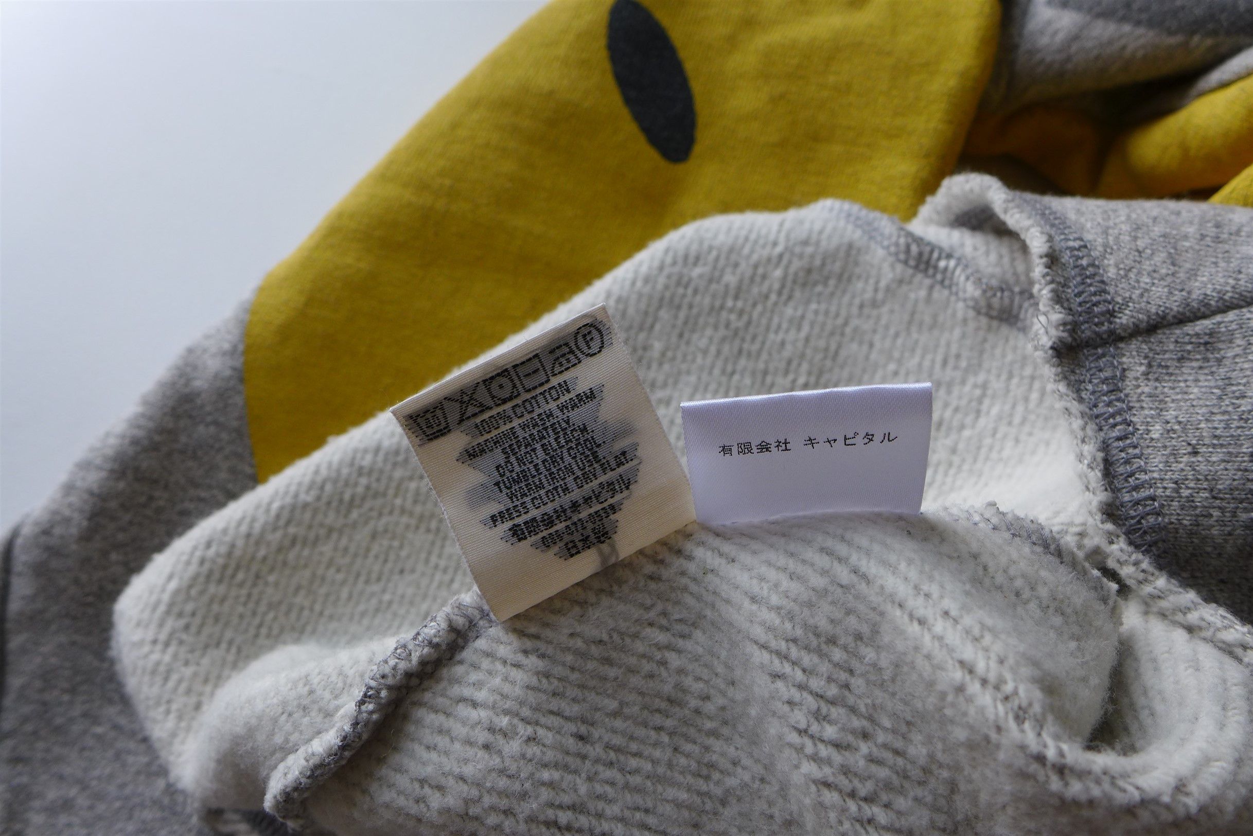 Kapital Kapital Beethoven / Smilie Top Fleece Re-Construct BIG SWT. Size US S / EU 44-46 / 1 - 14 Thumbnail