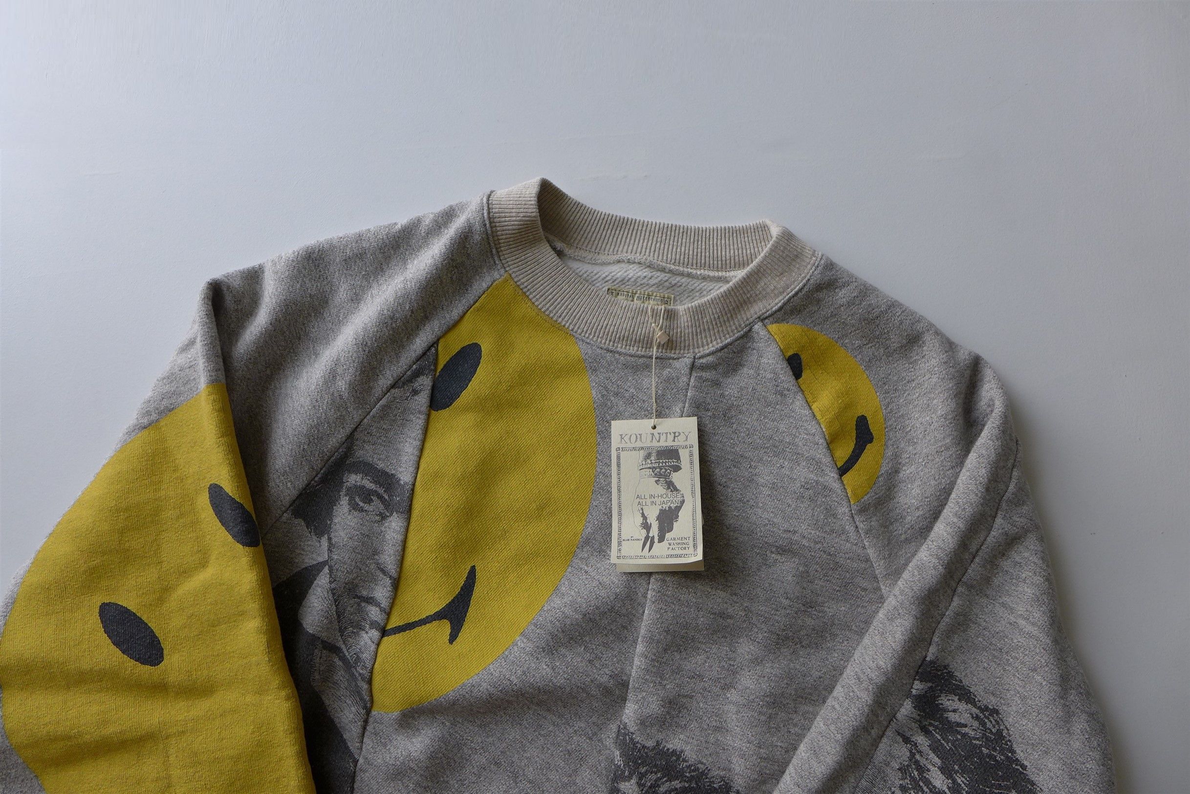 Kapital Kapital Beethoven / Smilie Top Fleece Re-Construct BIG SWT. Size US S / EU 44-46 / 1 - 6 Thumbnail