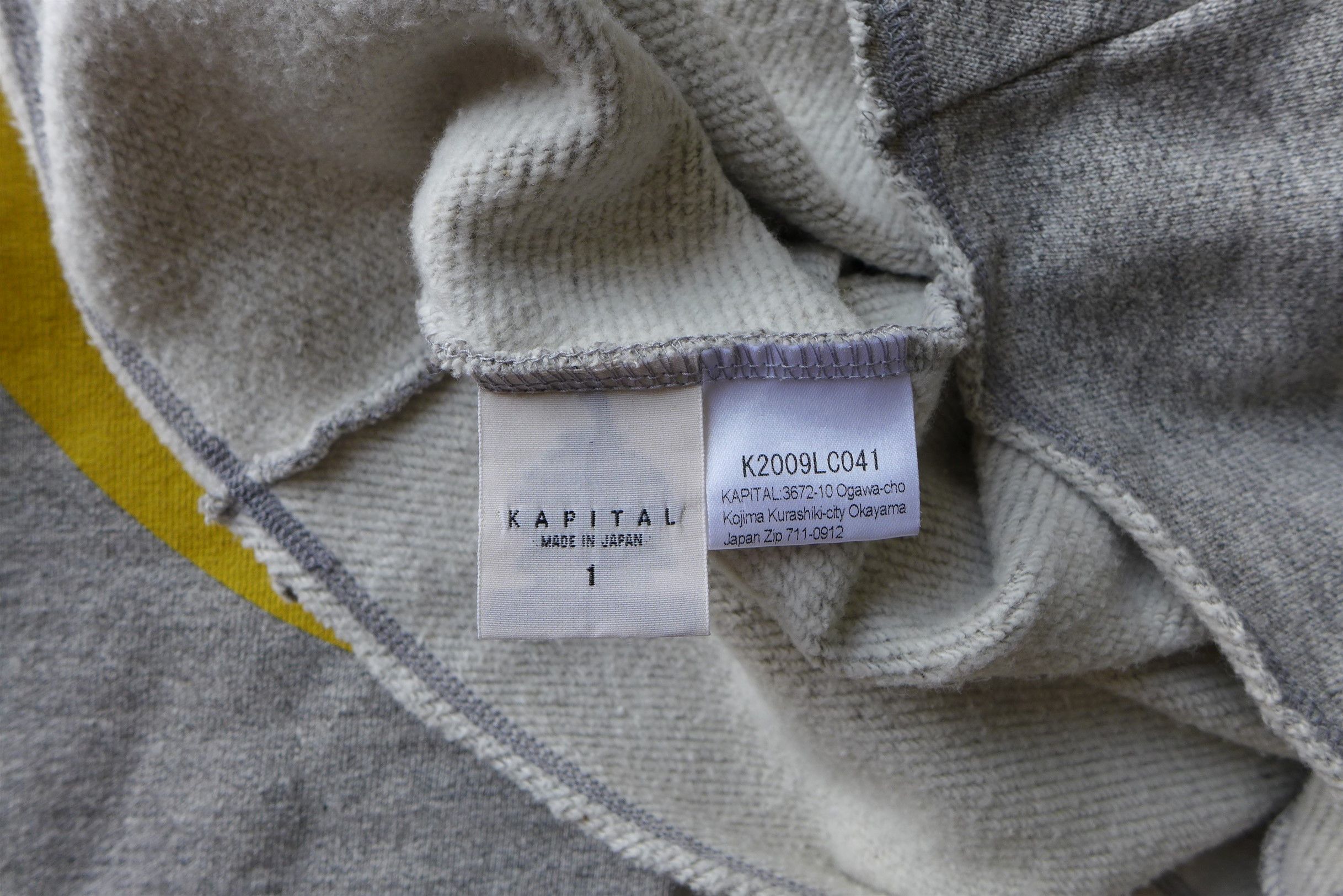 Kapital Kapital Beethoven / Smilie Top Fleece Re-Construct BIG SWT. Size US S / EU 44-46 / 1 - 13 Thumbnail