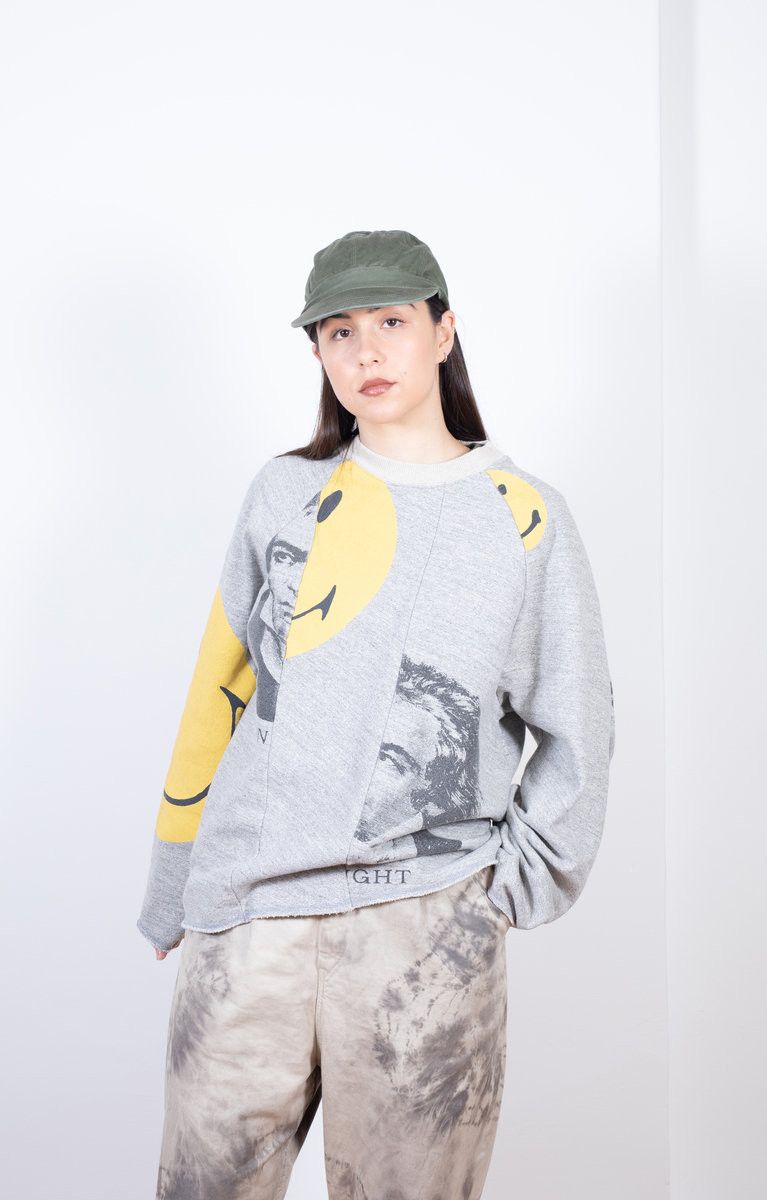 Kapital Kapital Beethoven / Smilie Top Fleece Re-Construct BIG SWT. Size US L / EU 52-54 / 3 - 17 Thumbnail