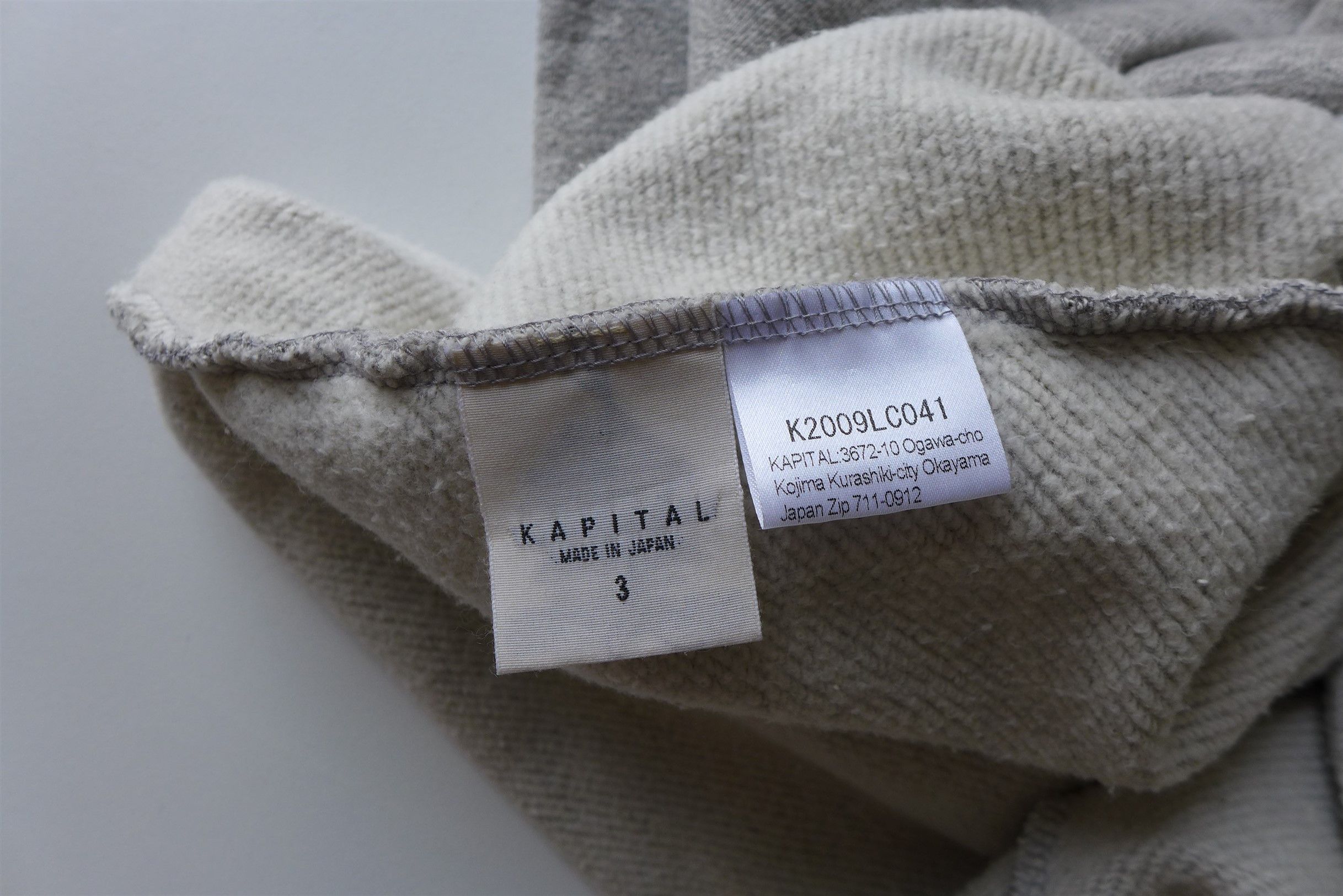 Kapital Kapital Beethoven / Smilie Top Fleece Re-Construct BIG SWT. Size US L / EU 52-54 / 3 - 13 Thumbnail